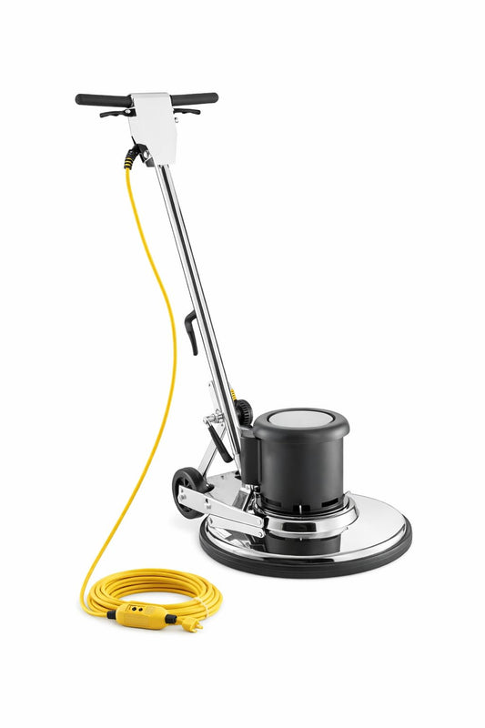 20 Inch Floor Cleaning Machine, 175 RPM, Single Speed, with Brushes and Pad Driver