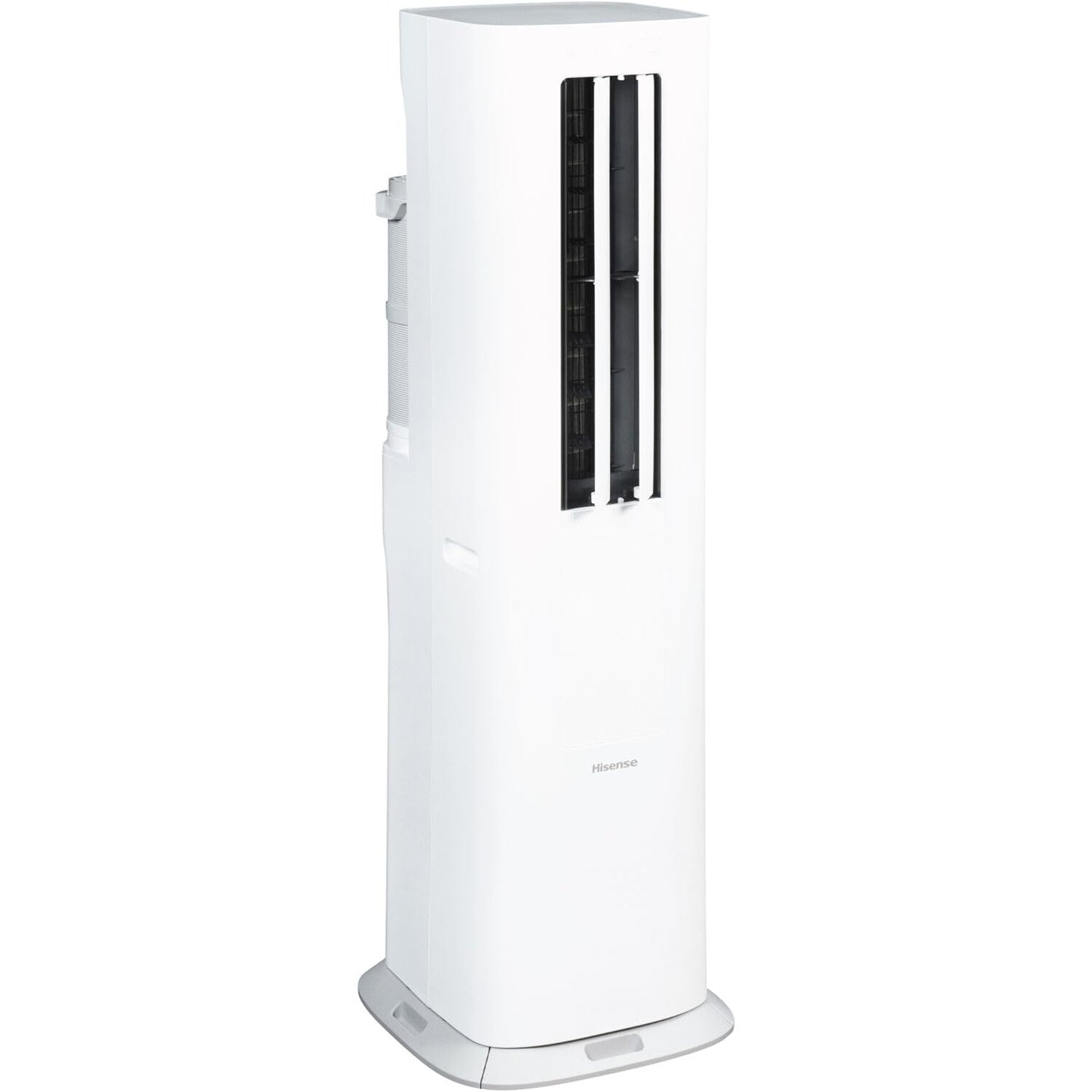 Hisense 8,000 BTU Portable Inverter Air Conditioner with Dehumidifier, Quiet Operation & Dual Hose Design, AC Heater Combo Unit for Room in White