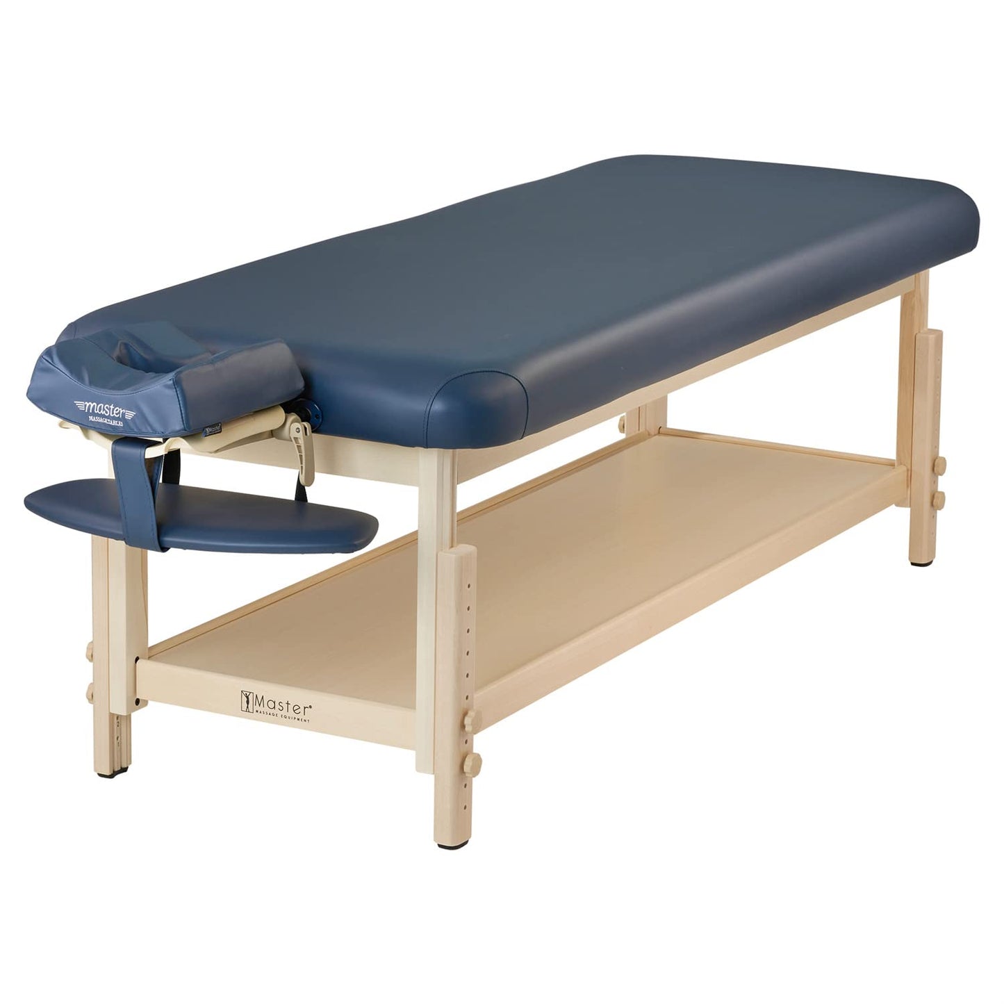 Master Massage 30" Laguna Comfort Wooden Stationary Massage Table Spa Table, Height Adjustable Flat Physical Therapy Bed-Medical Clinical Treatment Bed-Salon Beauty Bed-Facial Tattoo Aesthetic Bed.
