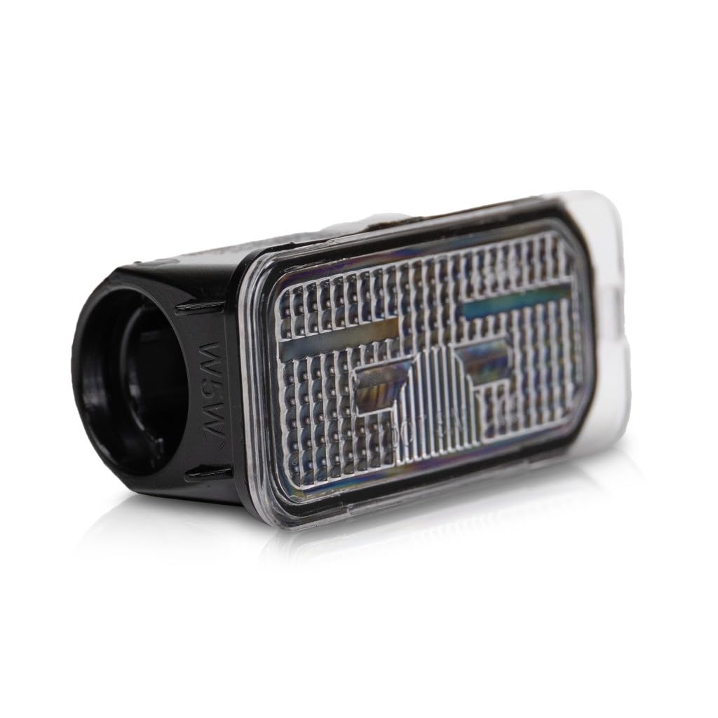 KarParts360 License Plate Light Assembly for Ford Transit-150/250/350 2015-2022, Clear Plastic, Driver/Passenger Side, Model KLX-KSI-2923395-