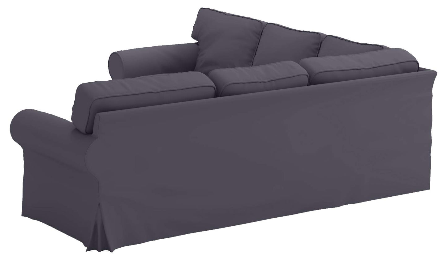 The Thick Cotton Ektorp 2 2 Sofa Cover Replacement is Custom Made for IKEA Ektorp Corner Or Sectional Sofa Slipcover