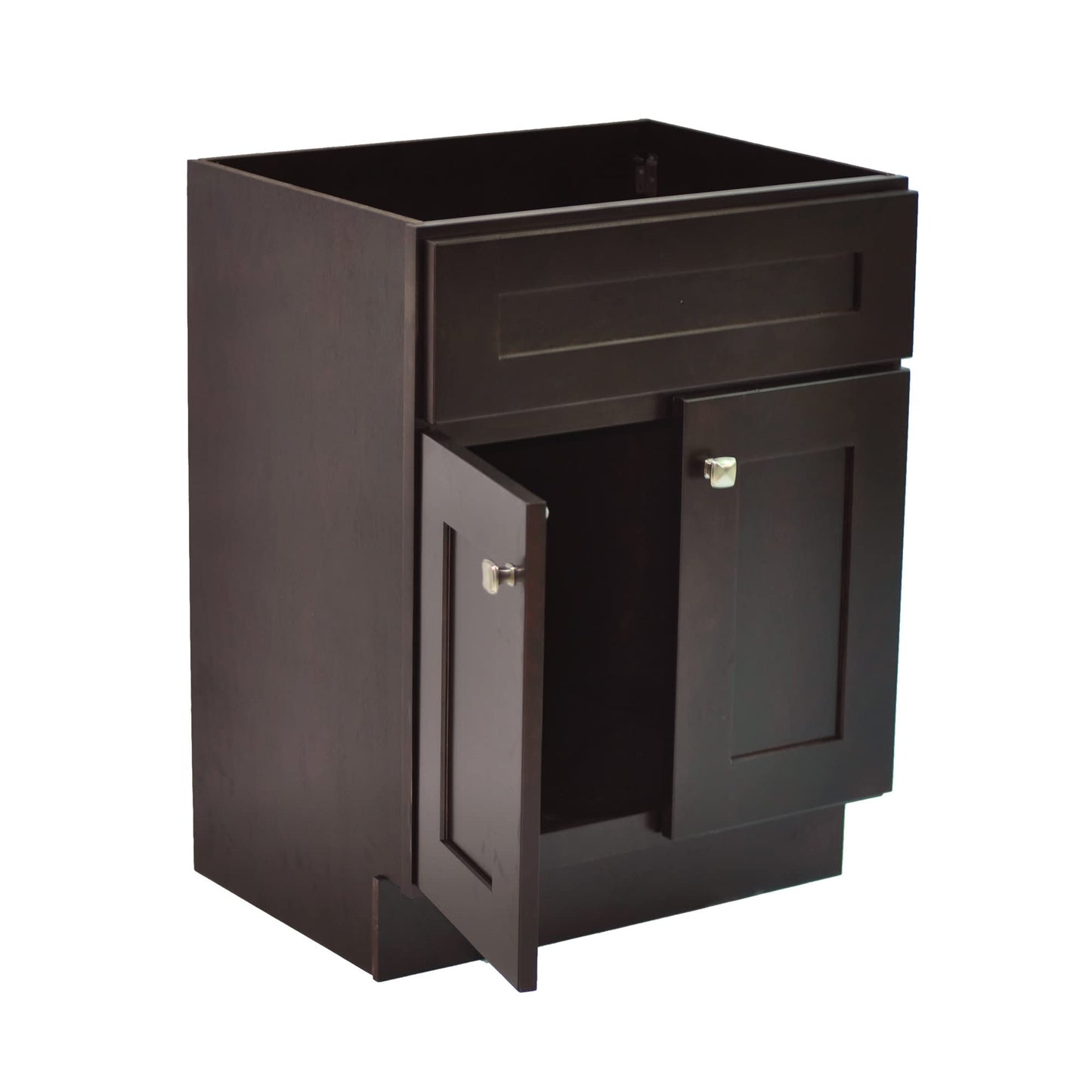 Brookings 24-inch Unassembled Bathroom Vanity Without Top in Espresso