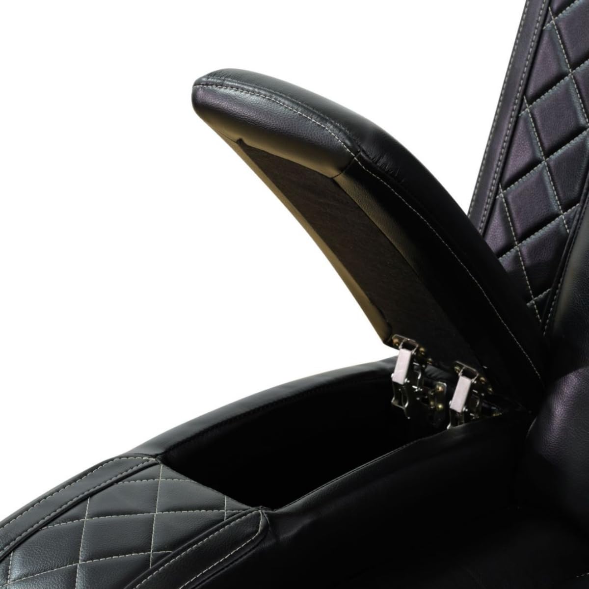 Electric Power Recliner Sofa Living Room Furniture, Comfy Home Theater Breathing Leather Seating with USB 2.0 Charging Ports, LED Light Strips, Fold-Down Table & Wireless charging device (Black)