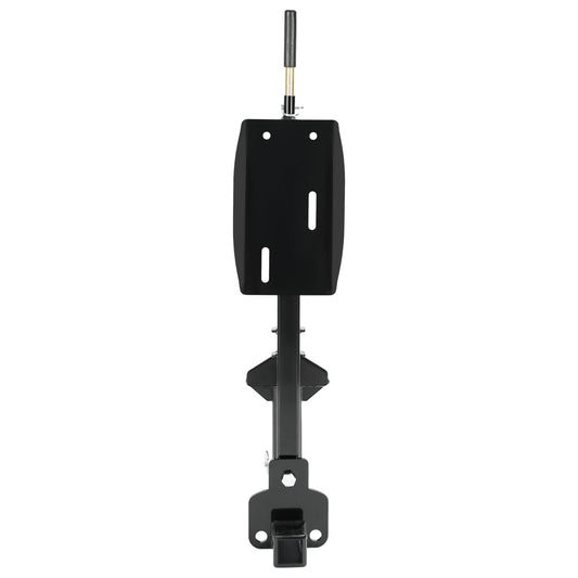 HECASA RV Spare Tire Mount Carrier Fit for 16" 16.5" 19.5" 22.5" 24" RV Wheels Dually Wheels 2" Receiver Mount, 10,000 Pounds Capacity, 400 Pounds Tongue Weight Steel Powder Coated Black