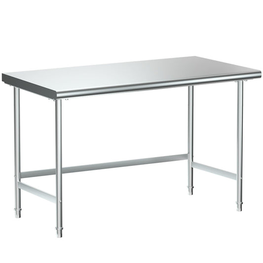 Treshin Stainless Steel Work Table Open Base 30" X 60"
