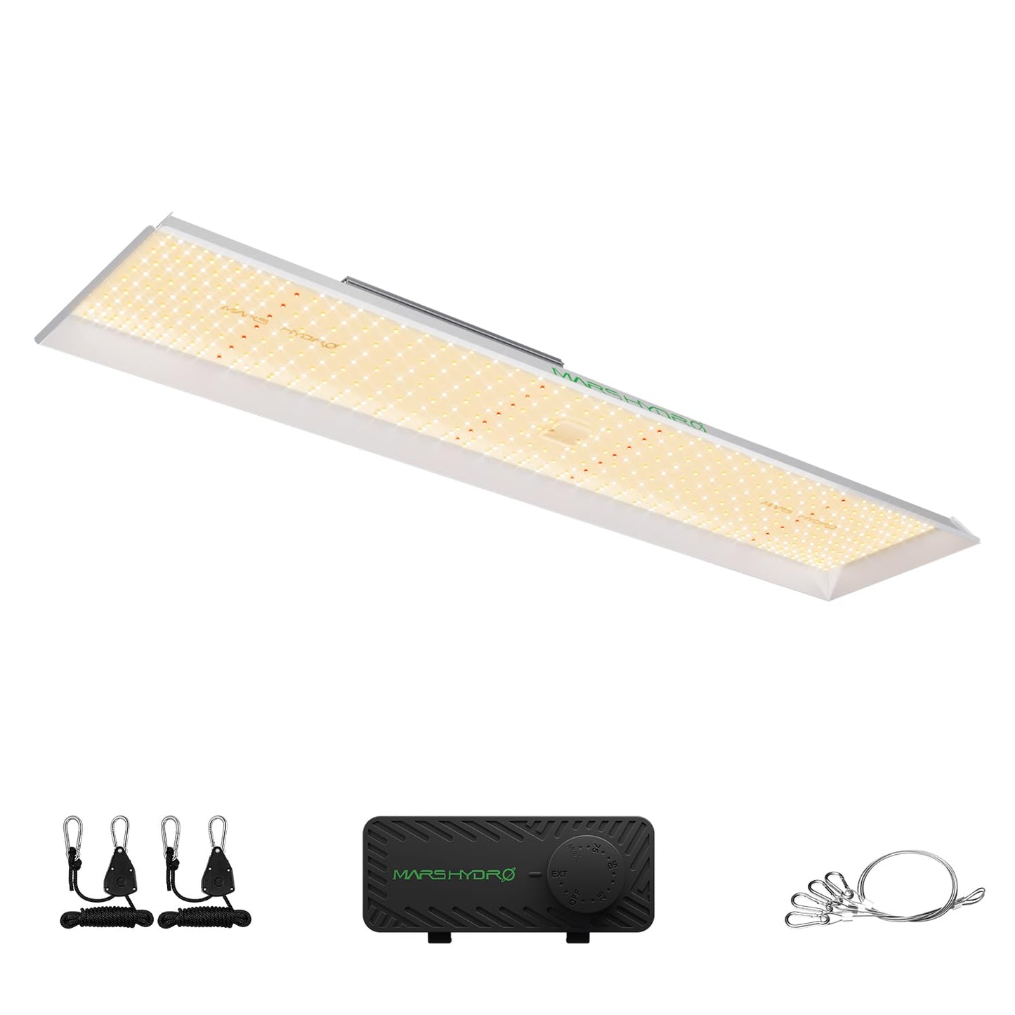 MARS HYDRO TSL2000 300W Led Grow Lights for Indoor Plants, Full Spectrum Dimmable Daisy Chain Growing Lamps for Seed Starting Vegetables Bloom in 4x2/5x3 Grow Tent Greenhouses