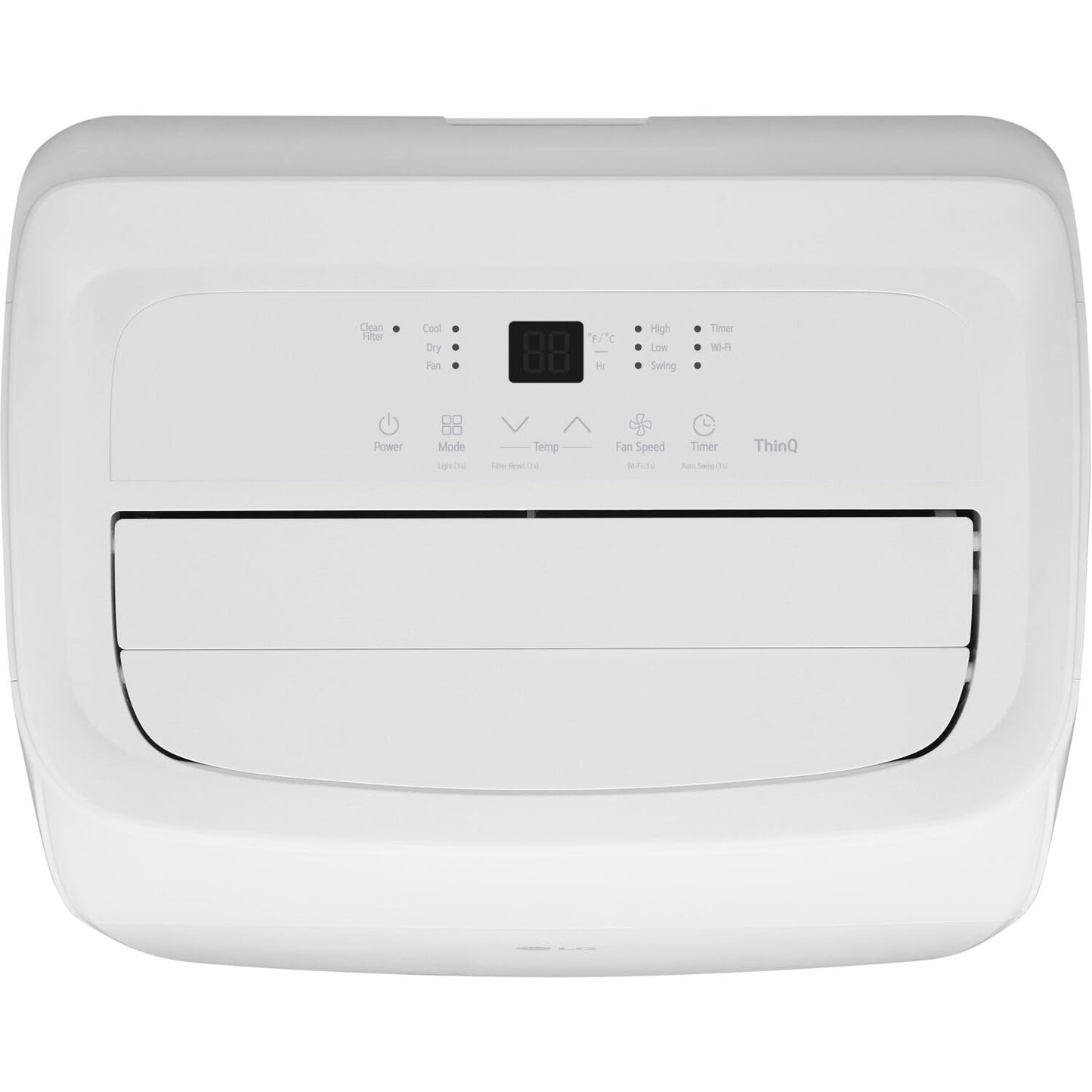 LG 8,350 BTU (DOE) / 12,000 BTU (ASHRAE) Smart Portable Air Conditioner, Cools 350 Sq.Ft. (14' x 25' room size),Smartphone & Voice Control works with LG ThinQ, Amazon Alexa and Hey Google, 115V