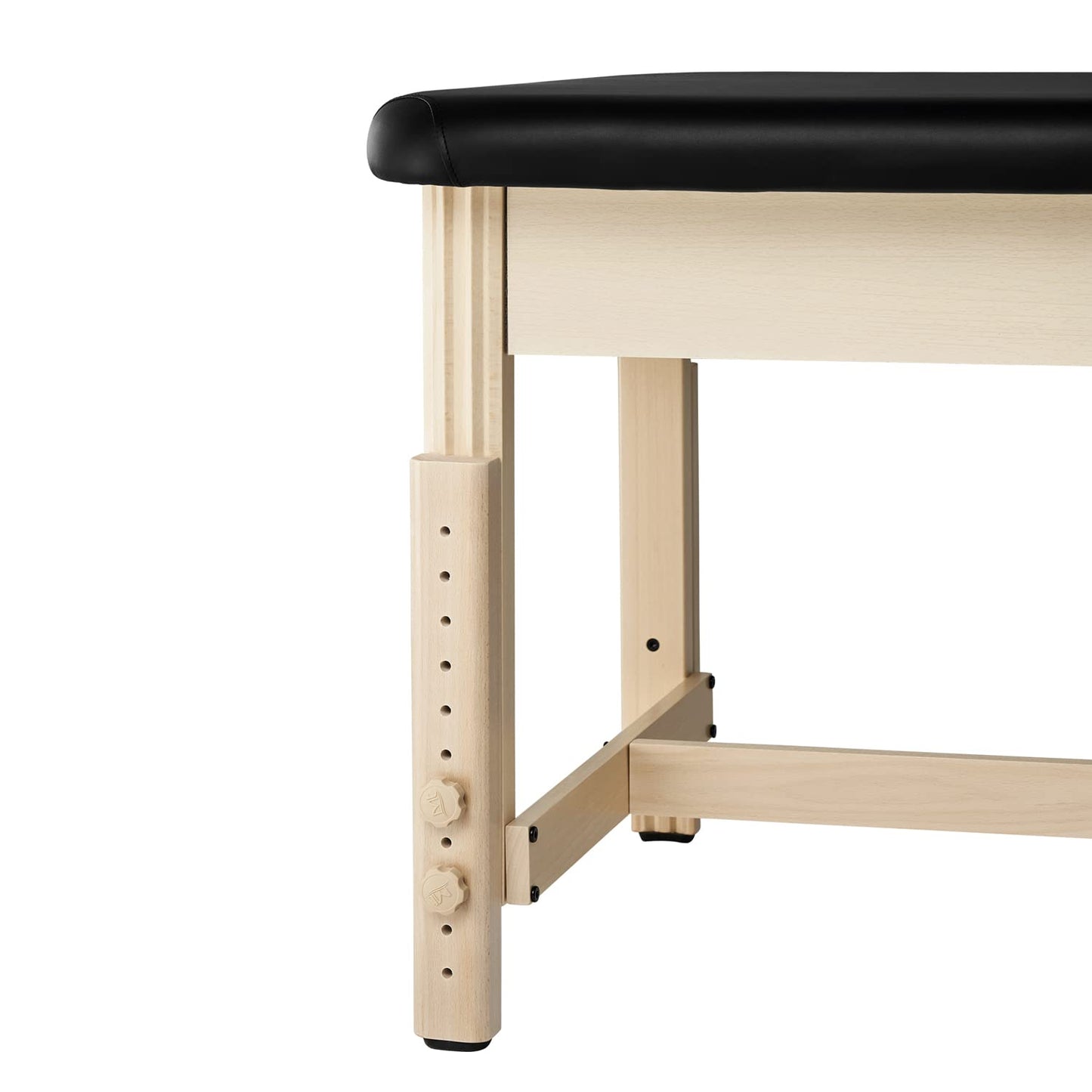 MT Harvey Treatment Stationary Massage Table for Clinic,Massage and Acupuncture(Black)