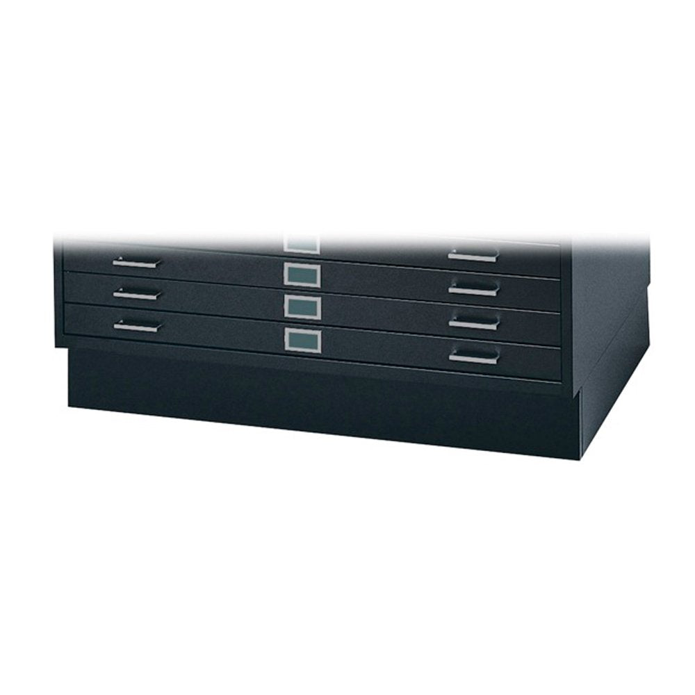 Safco Products Flat File Closed Base for 5-Drawer 4994BLR Flat File, Sold Separately, Black