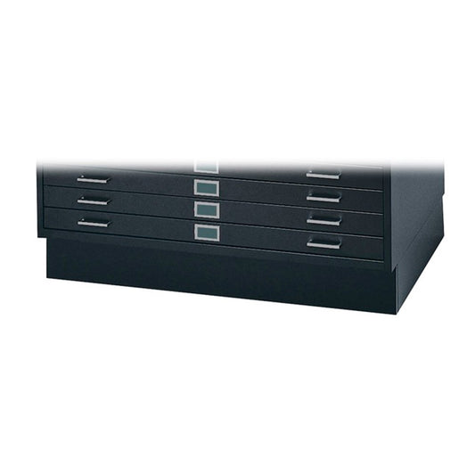 Safco Products Flat File Closed Base for 5-Drawer 4994BLR Flat File, Sold Separately, Black