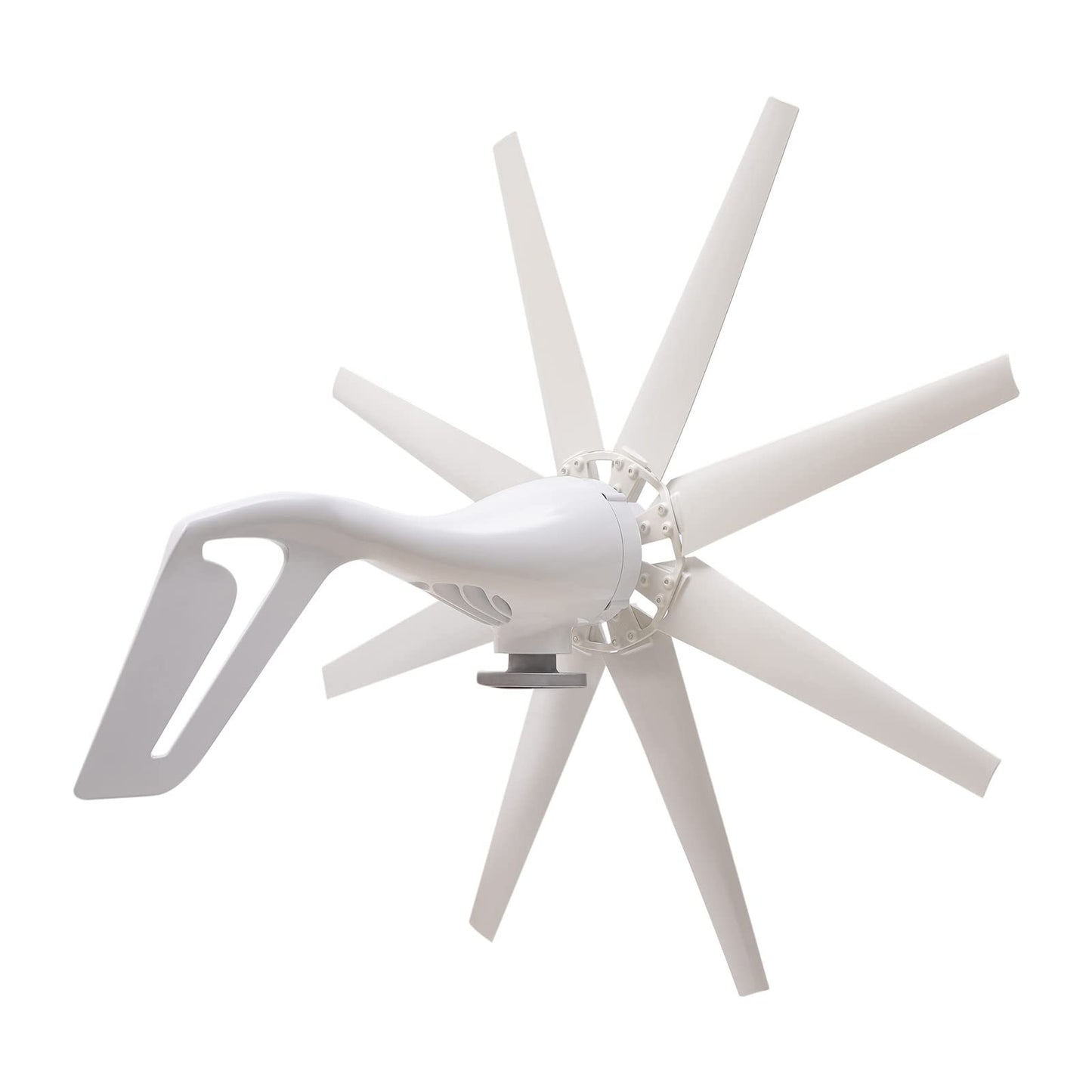 600W Wind Power Turbine Generator Windmill Power Generator Kit 8-Blade Automatically Adjust the Windward Wind Generator, Wind Turbine Generator 12V DC Wind Power Generator Kit with Controller