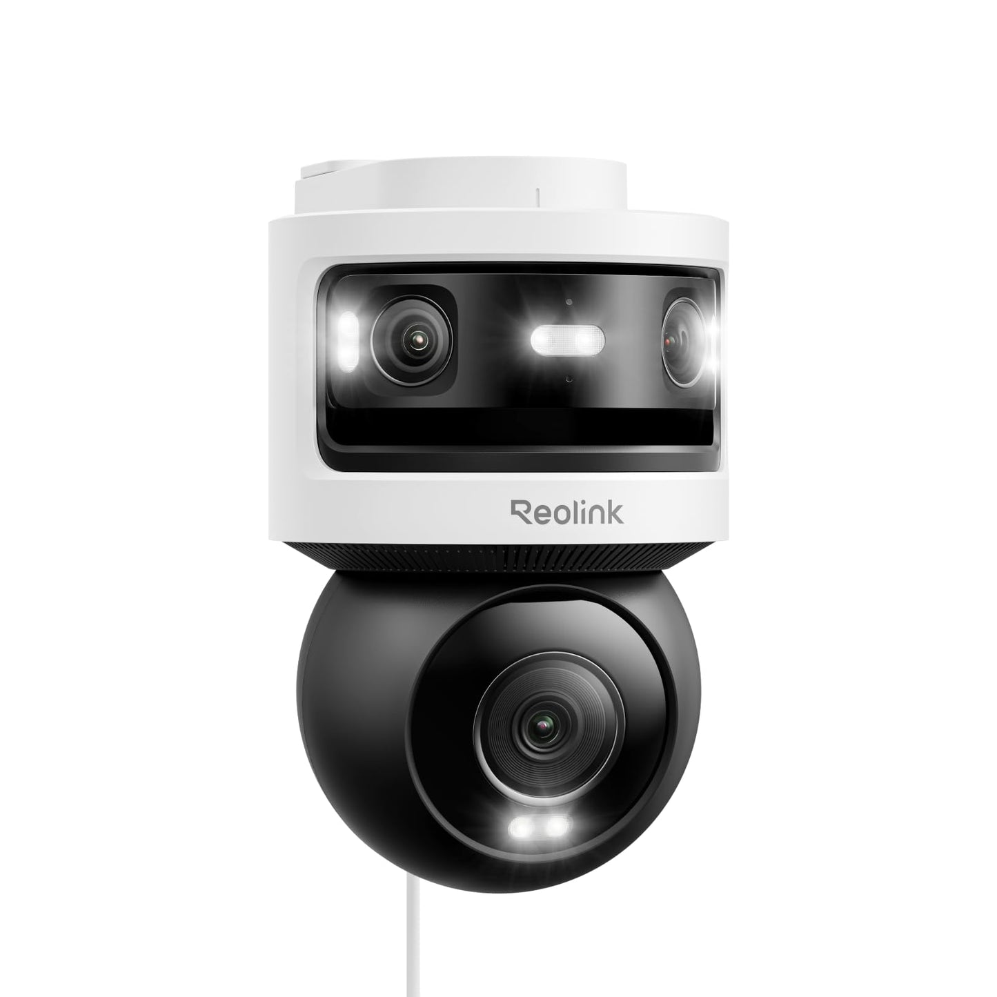 REOLINK OMVI 3i WiFi, Triple-Lens Outdoor Security Camera, 10MP 180° Panoramic + 8MP 4K Pan-Tilt, SyncTrack & Auto Tracking, Dual-Band WiFi 6, Smart Detection, Local AI Video Search, No Monthly Fees