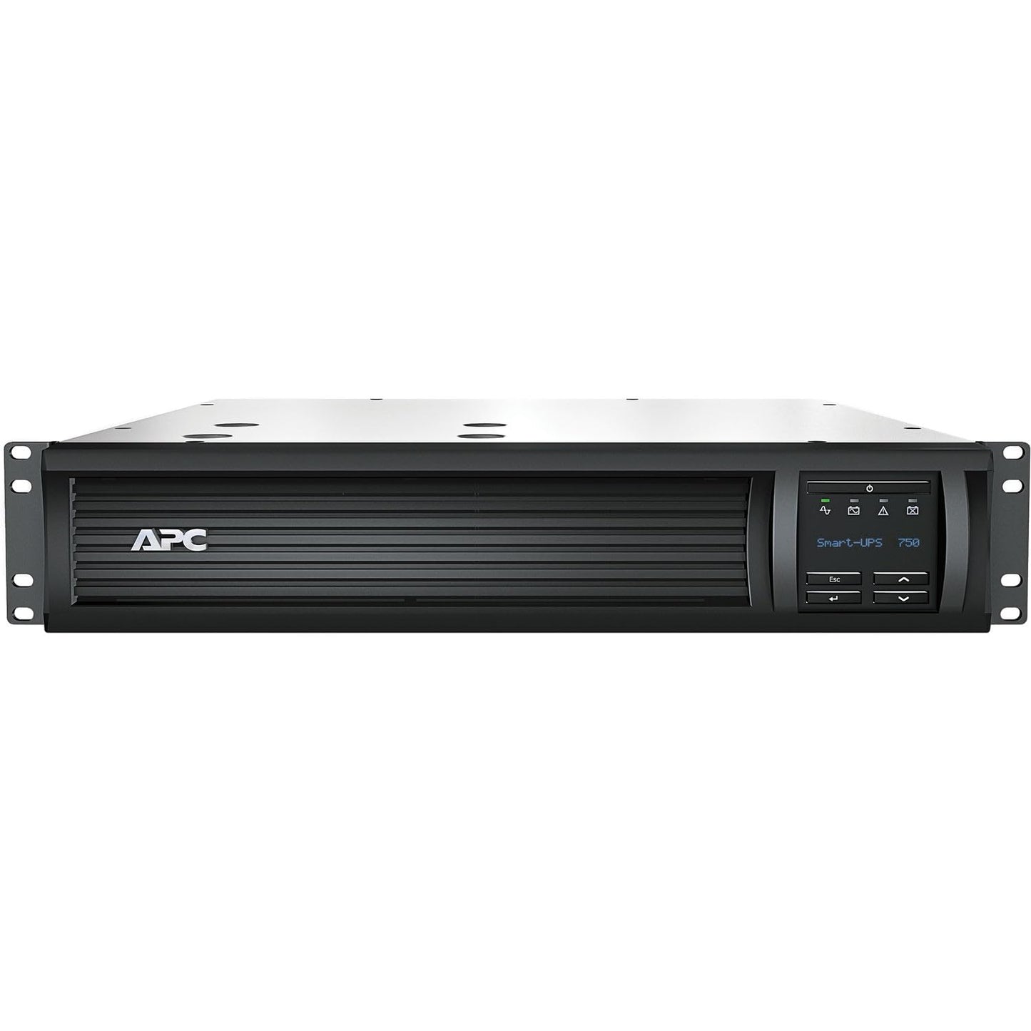 APC Smart-UPS, SMT750RM2UC 2U Rack Back-UPS, 750 VA Backup Battery Power Supply, 6 x NEMA 5-15R, SmartConnect Port, SmartSlot, AVR, LCD Screen Bundled with 16GB USB Storage