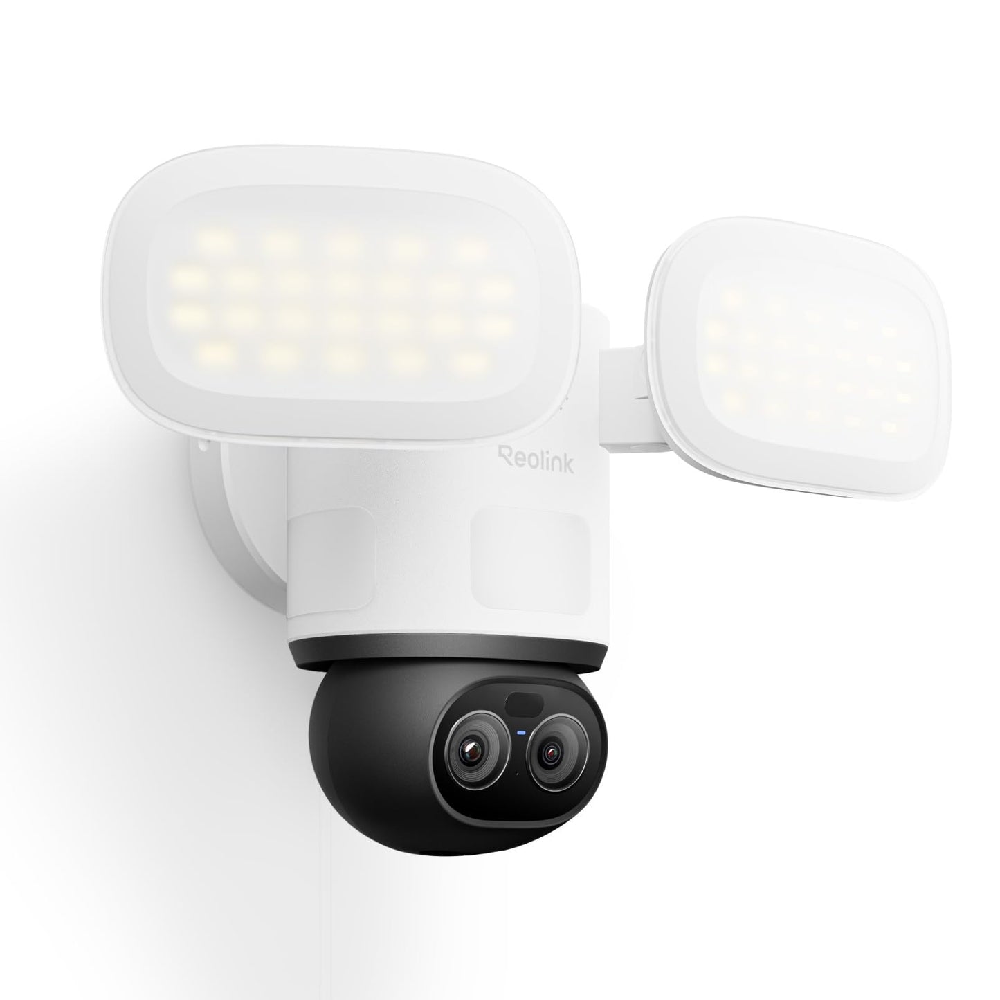 REOLINK TrackFlex Floodlight WiFi, 4K Dual-Lens Floodlight Camera, 3000 Lumens, 360° PTZ 6X Hybrid Zoom, Auto-Tracking, Privacy Focused AI Video Search & Storage, Dual-Band WiFi 6, AC Hardwired No PoE