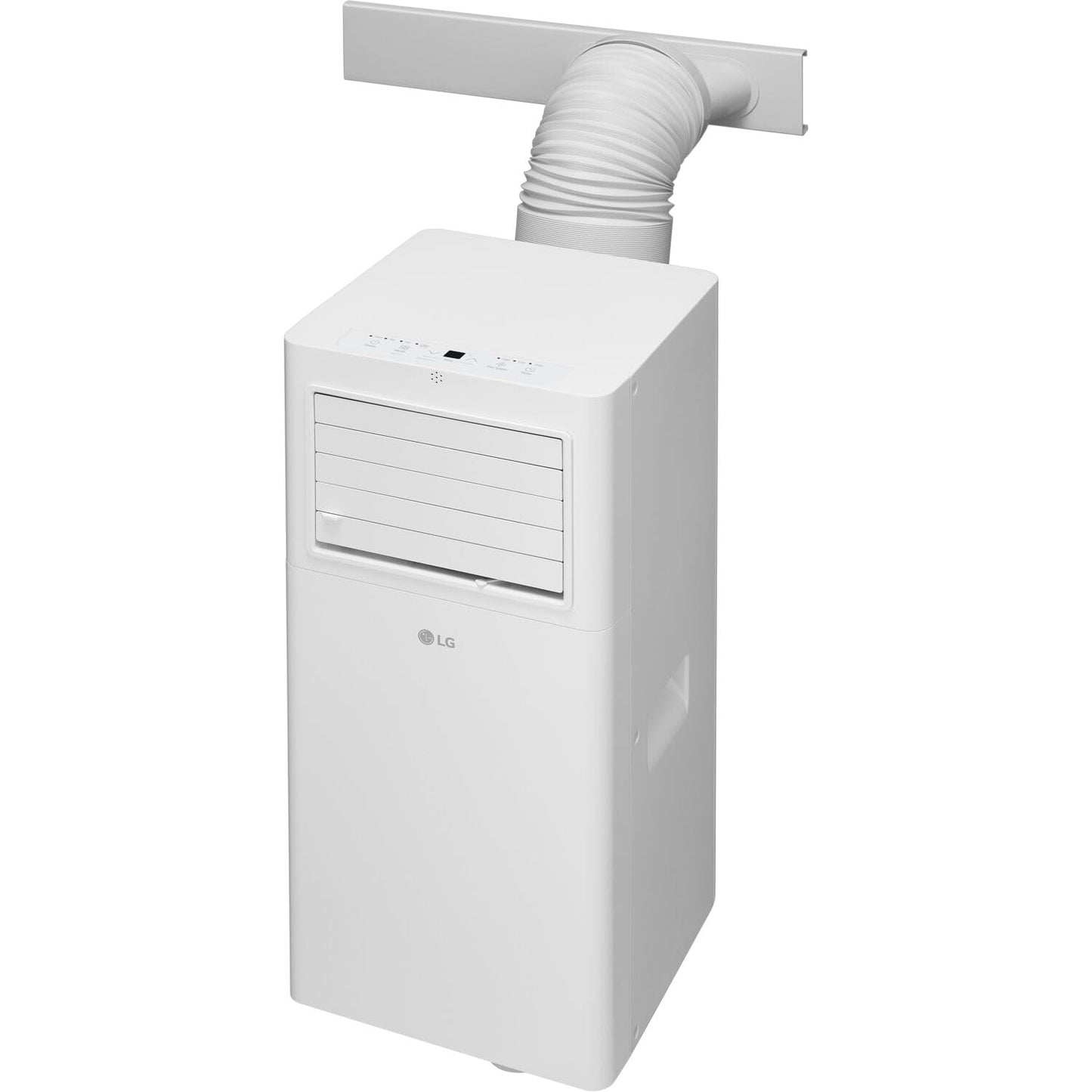 LG 6,000 BTU (DOE) / 10,000 BTU (ASHRAE) Portable Air Conditioner, Cools 250 Sq.Ft. (10' x 25' room size), Quiet Operation,LCD Remote, Window Installation Kit Included, 115V