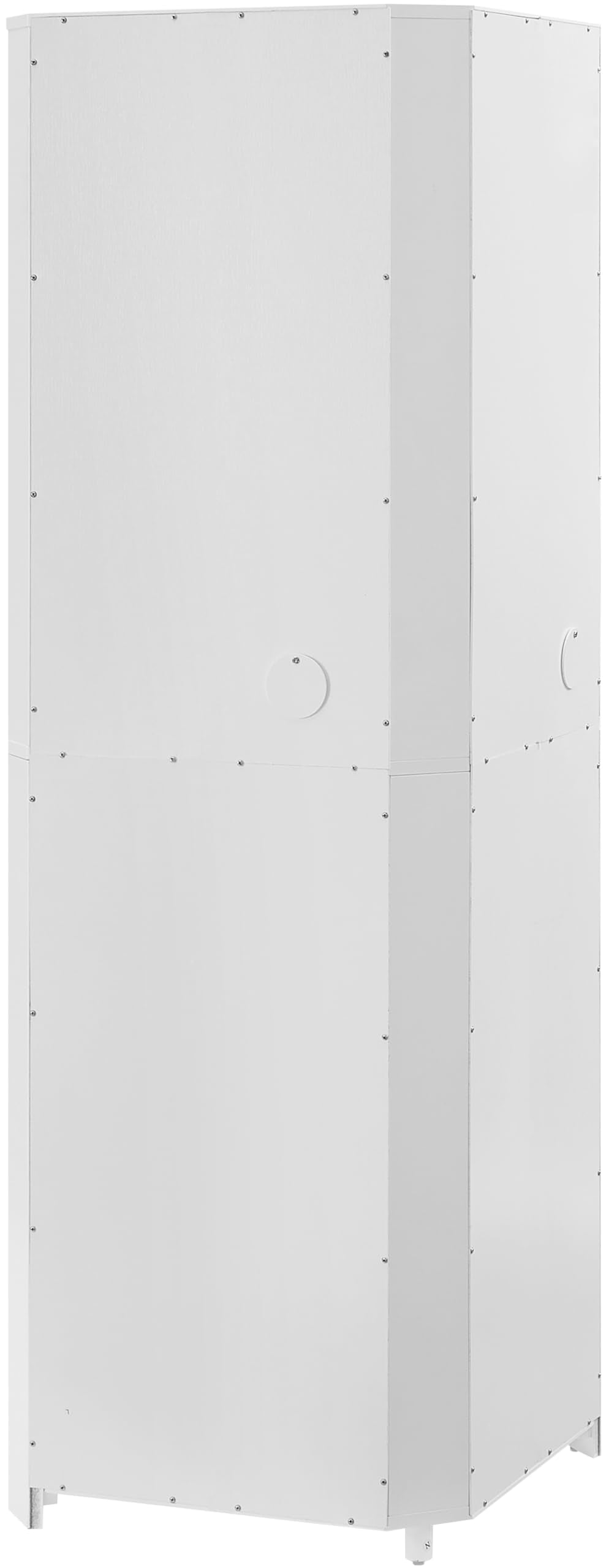 Crosley Furniture Savannah Traditional Corner Pantry Storage Cabinet with Shelves, Kitchen, Dining, Laundry, White