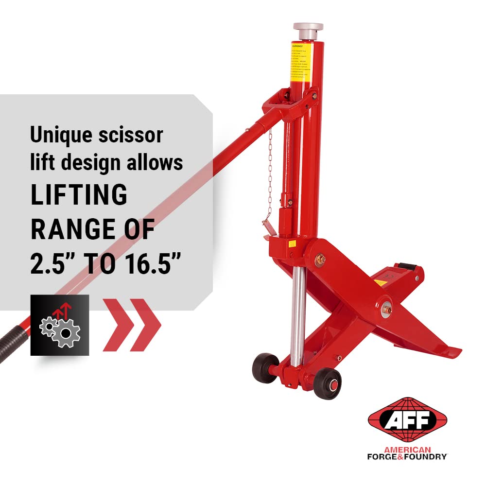 AFF Forklift Jack - 7 Ton (14,000 lbs) Capacity - Fits most Forklift Models - Removable Handle - Heavy Duty