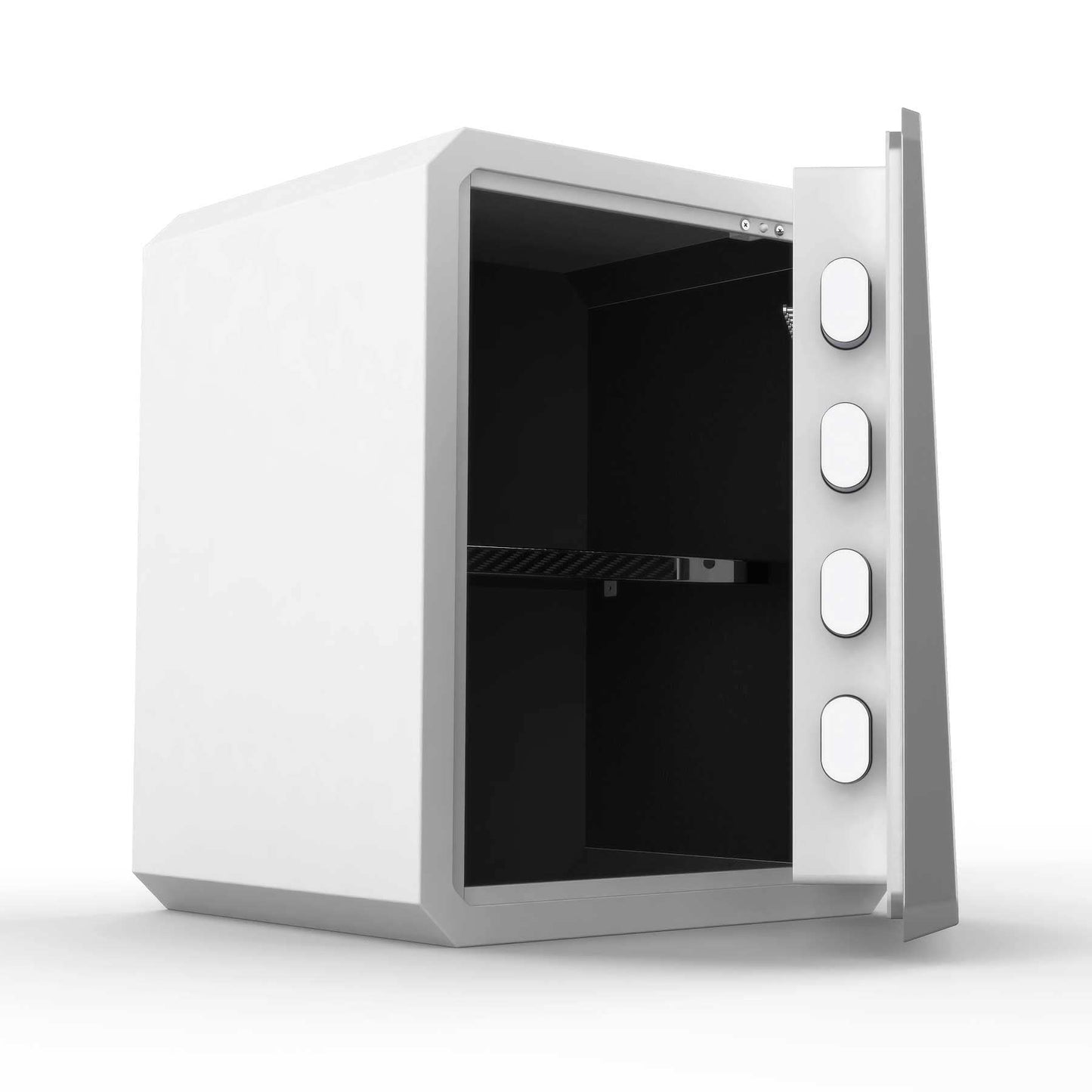 BOFON Fingerprint Password Safe Box with Key, Cabinets for Home Offcie,Lock Box,Security Box,Biometric safe,W-series 2.1Cubic feet BOFON