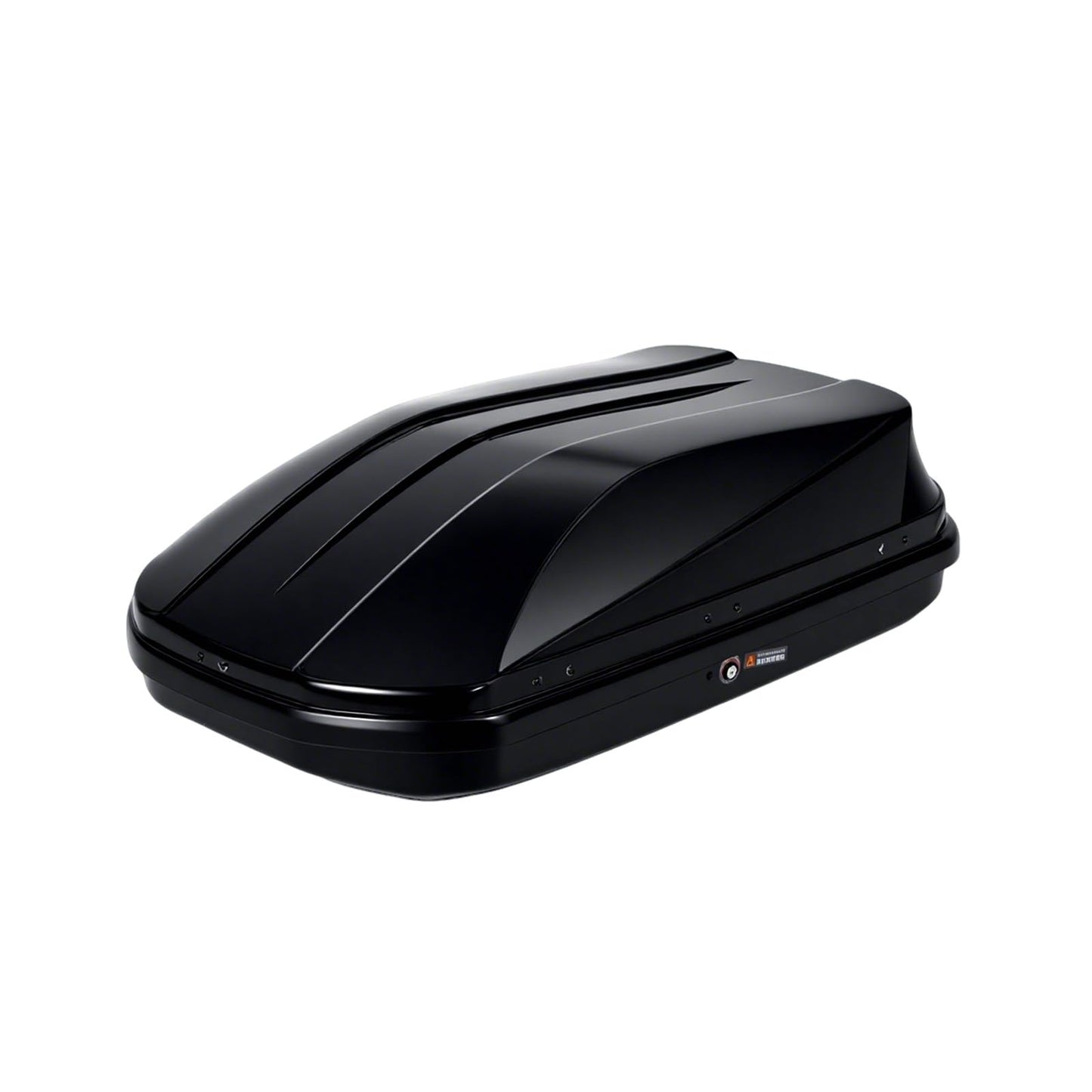 Rooftop Cargo Box Carrier, 17 Cu ft Hard Shell Rooftop Cargo Carrier - Dual-Side Opening, Universal Car/SUV Fit, Waterproof ABS Material, 165Lbs Capacity w/Secure Straps & Keys