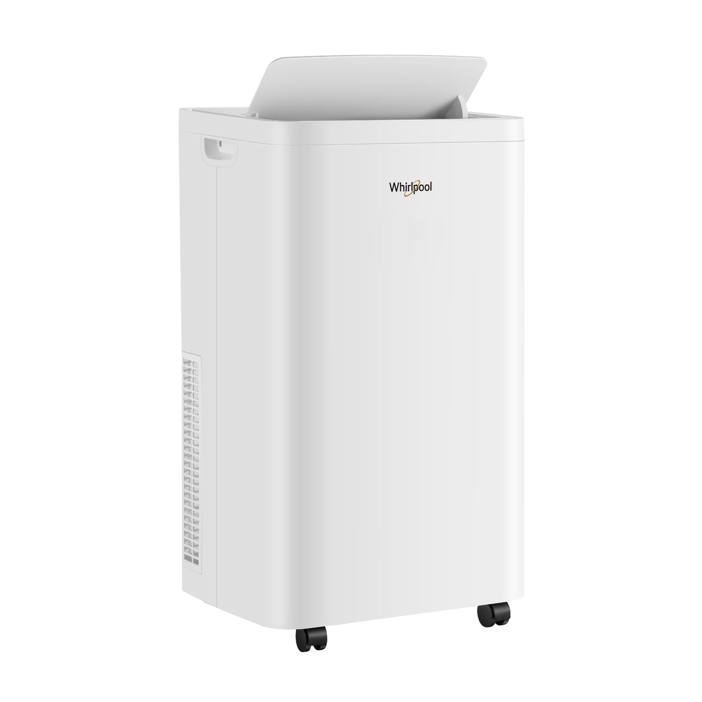 Whirlpool 14,000 BTU Portable Air Conditioner with Heater and Dehumidifier for Living Room, Apartment, or Bedroom, 115V, Portable AC for Rooms up to 700 Square Feet with Remote, 3 Speeds, Timer, White