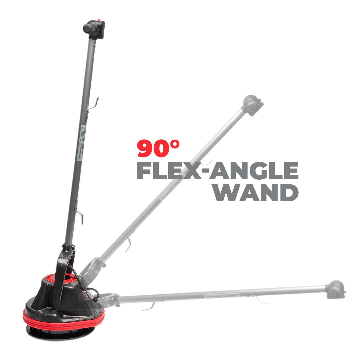 XtremepowerUS 10" Heavy Duty Single Pad Commercial Polisher Orbiter Hard Floor Polisher Cleaner Machine, Wide Cleaning Path Floor Cleaning, 39ft Cord