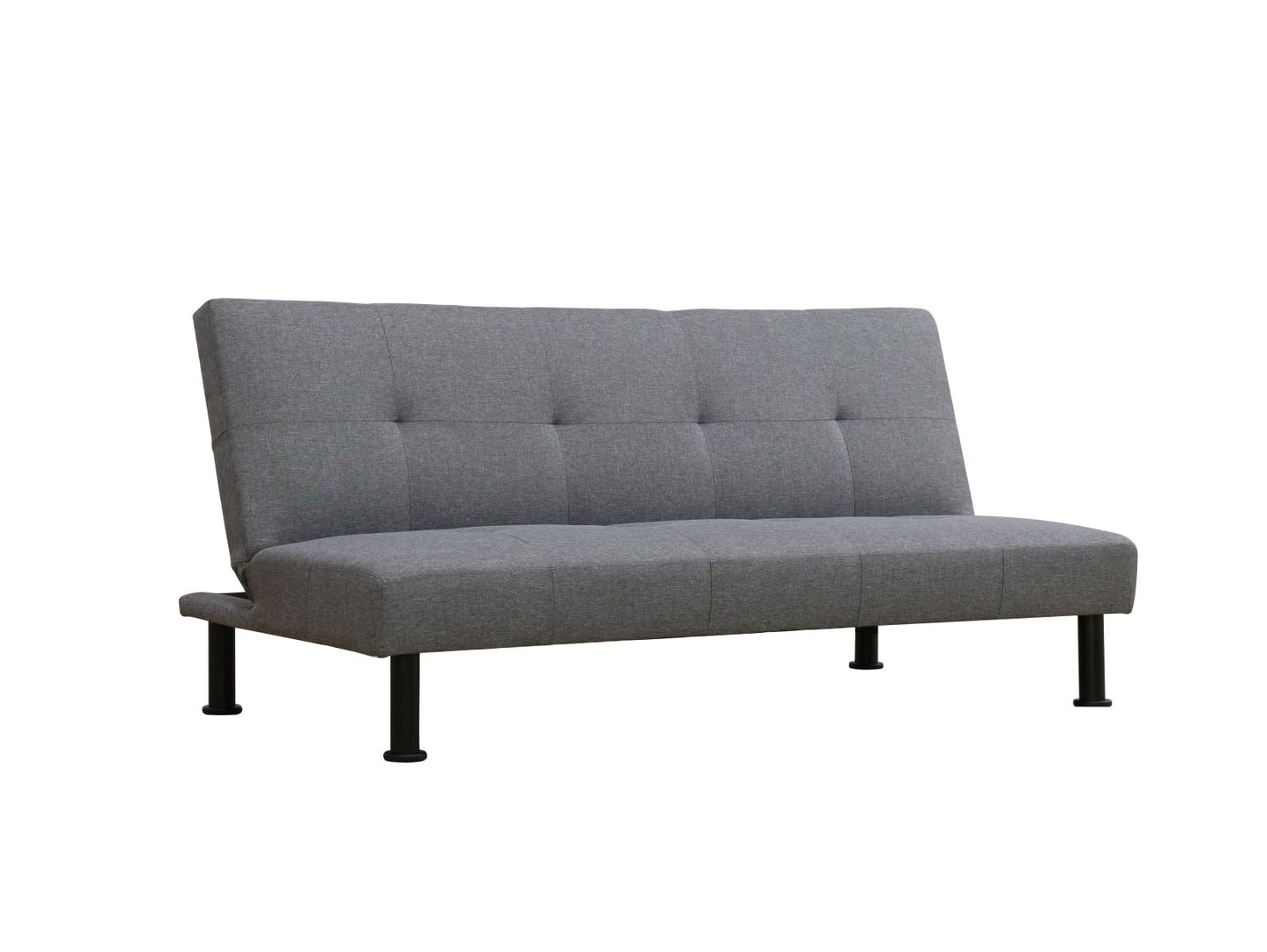 UOCFYK Linen Sofa Bed, Sleeper Convertible 2 in 1 Folding Couch with Metal Legs for Living Room,Apartments, Guest Rooms, and Compact Spaces,Grey