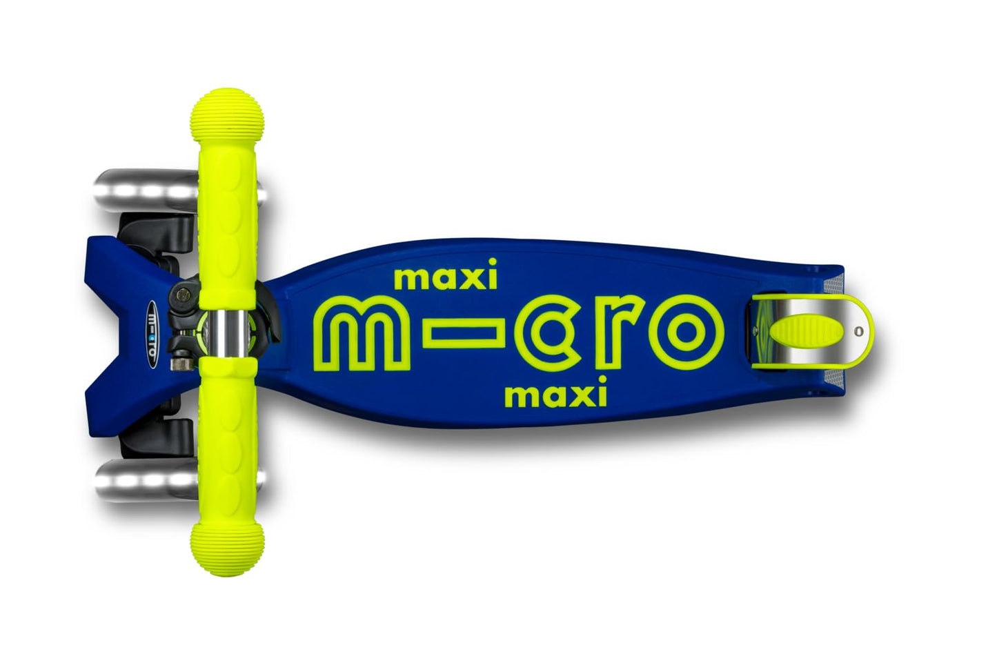 Micro Kickboard | Maxi Foldable LED Kids Scooter for Ages 5-12 | Children up to 110 lbs | 3 Wheel Lean-to-Steer Design | Adjustable T Bar | Smooth Ride, Motion Activated PU LED Wheels | Swiss Design