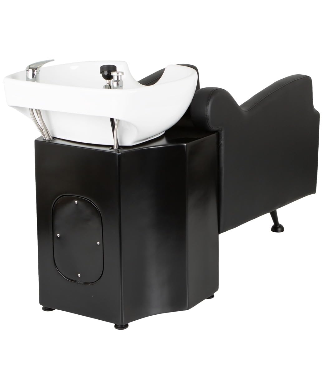 Buy-Rite Oasis Shampoo Backwash Station for Salons with Extra-Large Sink, TS-8076-WHT-1