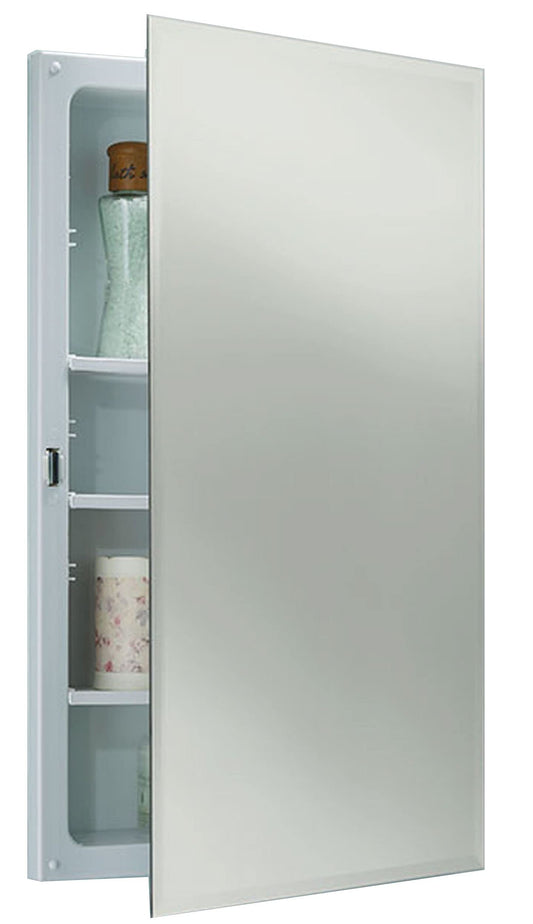 Jensen B773385 Frameless Horizon Single-Door Recessed Medicine Cabinet
