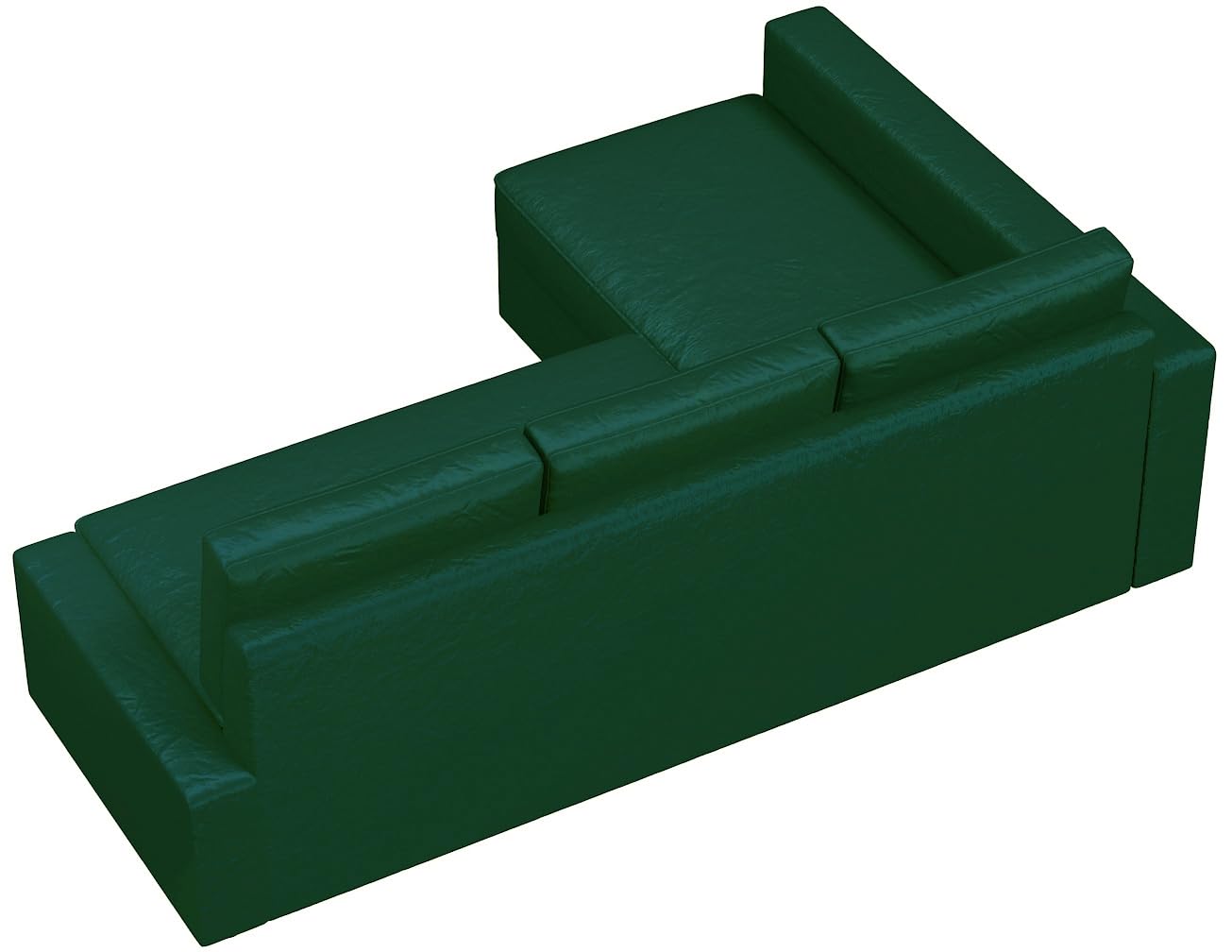 HomeTown Market Heavy Duty Velvet Friheten Sofa Cover Replacement Compatible with IKEA Friheten Sofa Bed Sleeper Sectional Corner Slipcover (Velvet D Green Right)