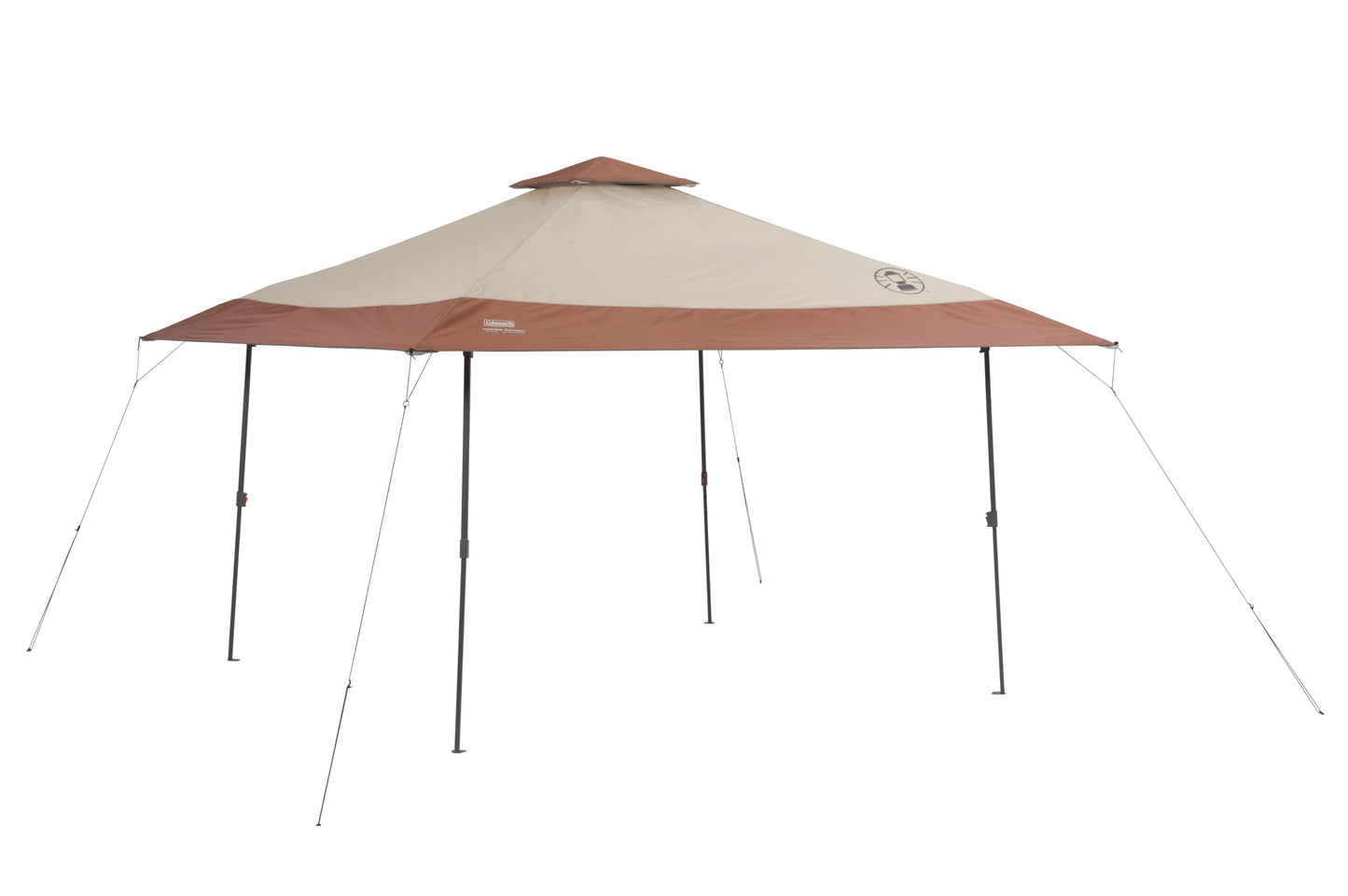 Coleman 13x13ft Instant Canopy Sun Shelter, Portable Shade Tent Sets Up in 3 Minutes, Vented Roof for Airflow & UPF 50+ Sun Protection, Great for Beach, Park, Tailgating, Camping, Backyard & More