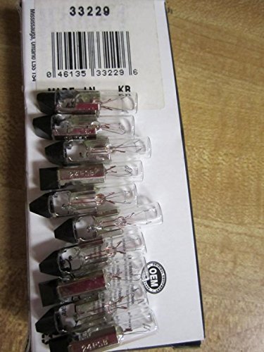 SYLVANIA Miniature Lamp Light Bulbs, 24PSB, Pack of 10