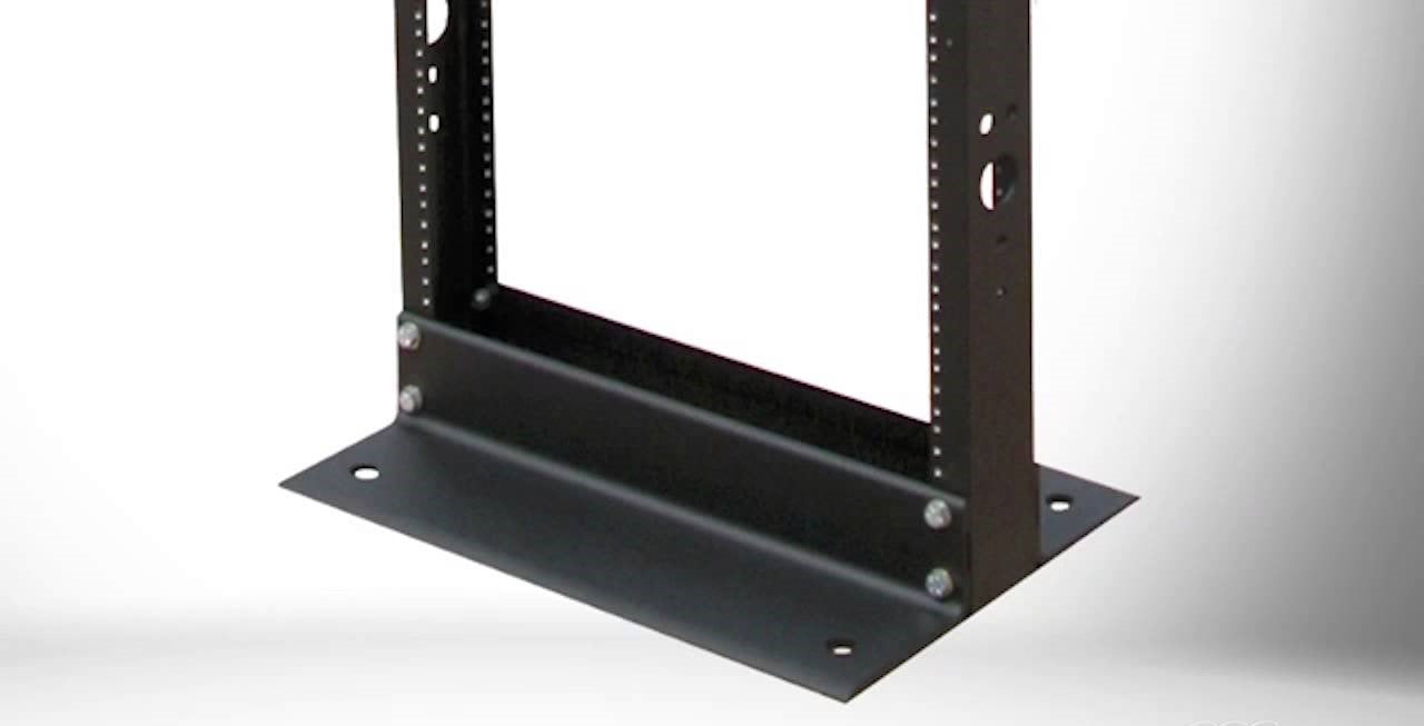Tripp Lite 45U 2-Post Open Frame Rack, Network Equipment Rack, 12-24 Threaded and Numbered Mounting Positions, 800 lbs Capacity, 5-Year Warranty (SR2POST)