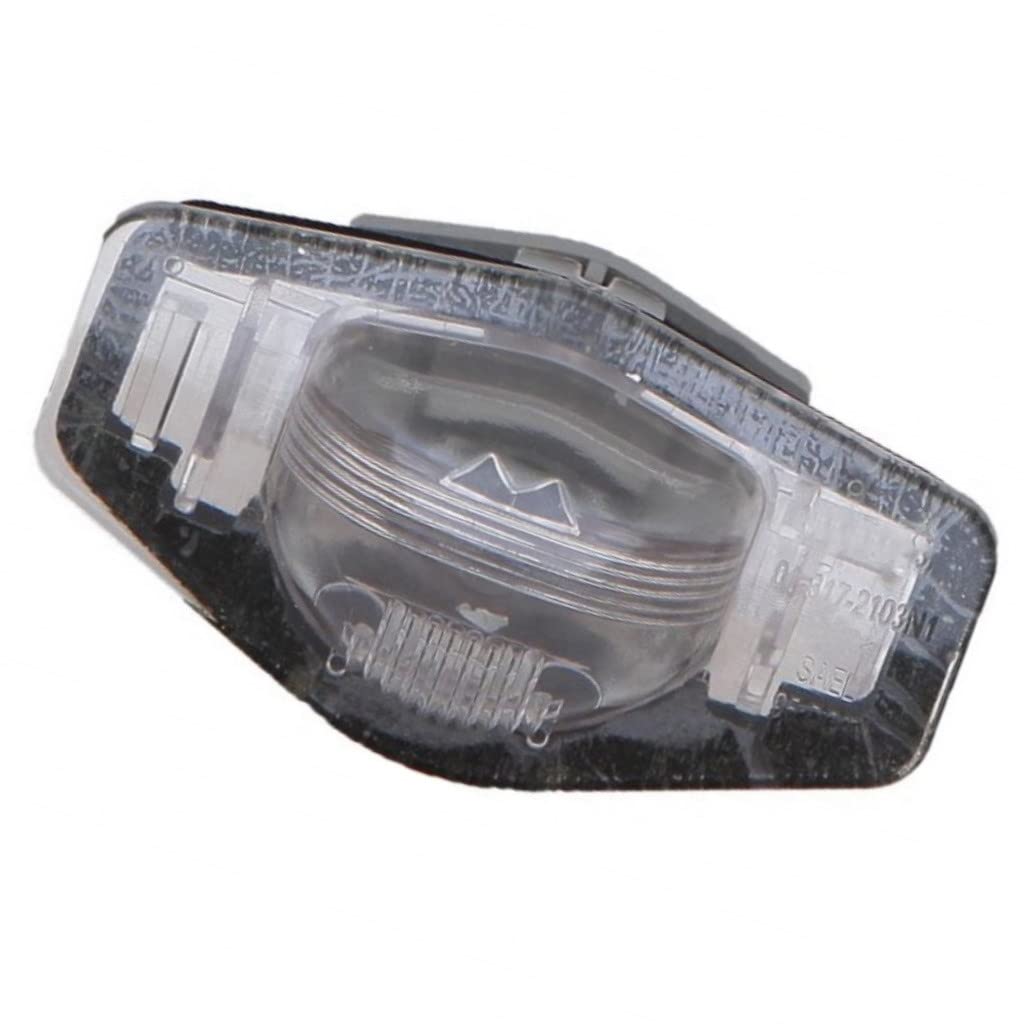 KarParts360 License Light Assembly for Honda Accord 1999-2002, Driver/Passenger Side, Clear, Model CLX-M0-317-2103N-AC-CL360A55