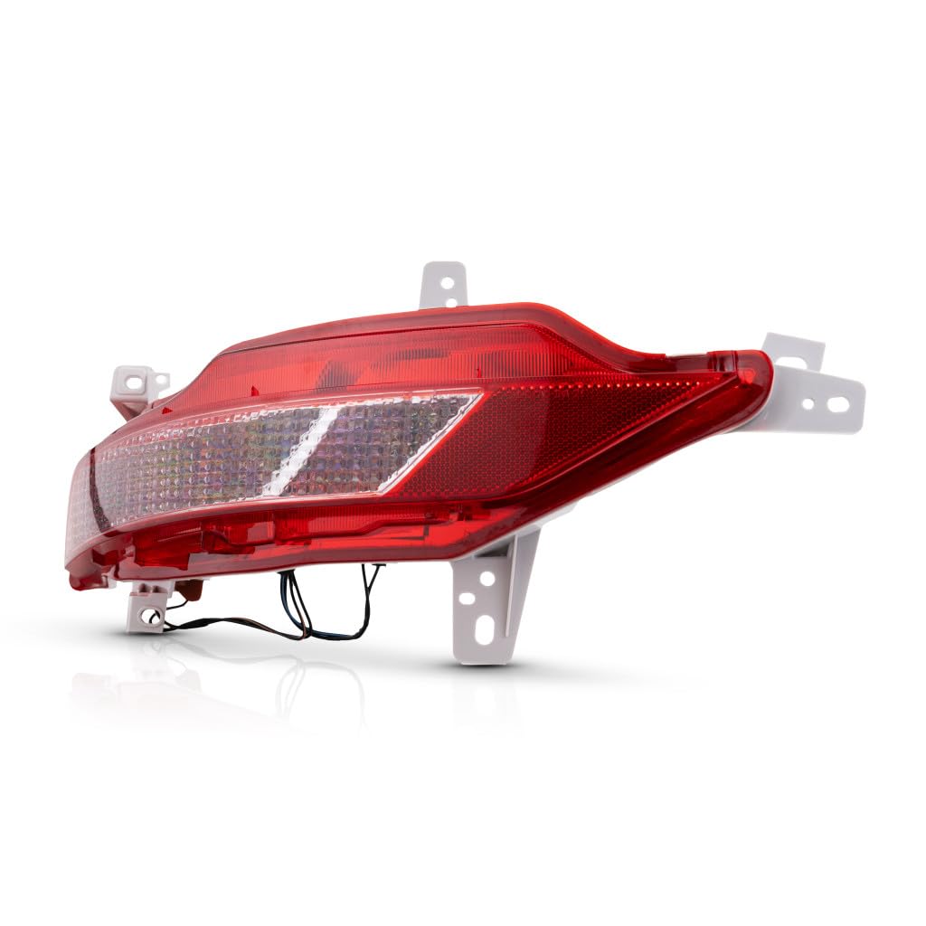 KarParts360 Back Up Tail Light Driver Side for Hyundai Tucson 2022-2024 | Clear & Red Lens | Model CLX-M0-17-5934-00