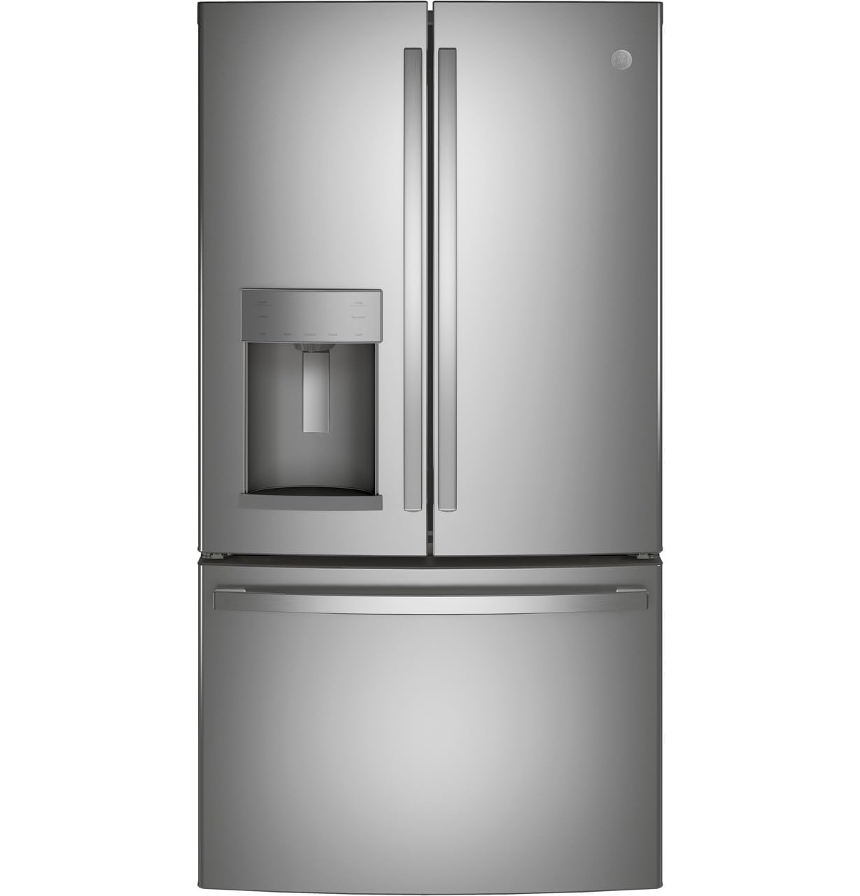 GE 27.7 Cu. Ft. Fingerprint-Resistant French Door Refrigerator with Spacious Interior & Advanced Cooling Technology
