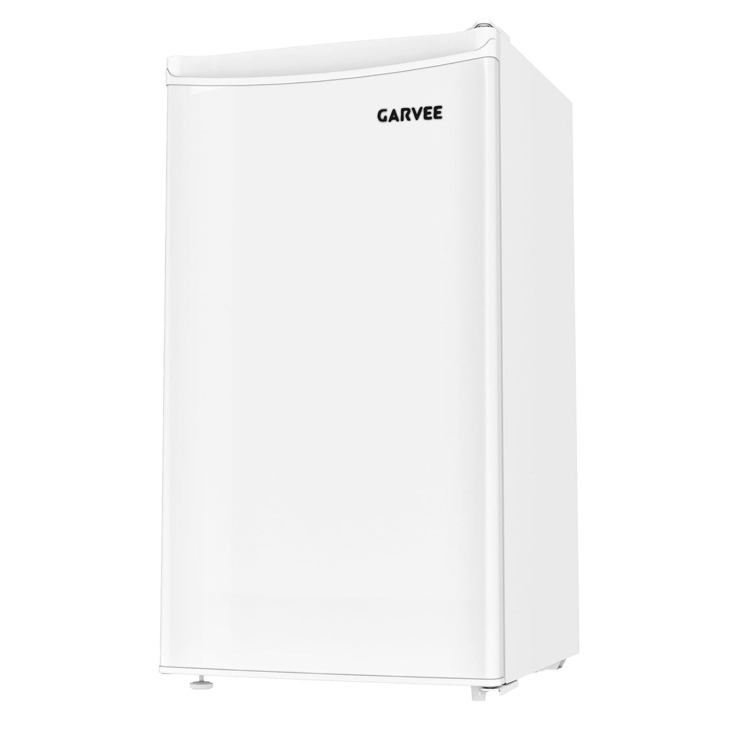 Garvee Compact Mini Fridge with Freezer, 4.5 Cu.Ft - Dual Zone Temperature Control, Single Door, 7 Adjustable Settings, Removable Shelves, Quiet & Energy Efficient - Ideal for Bedroom, Office, Dorm