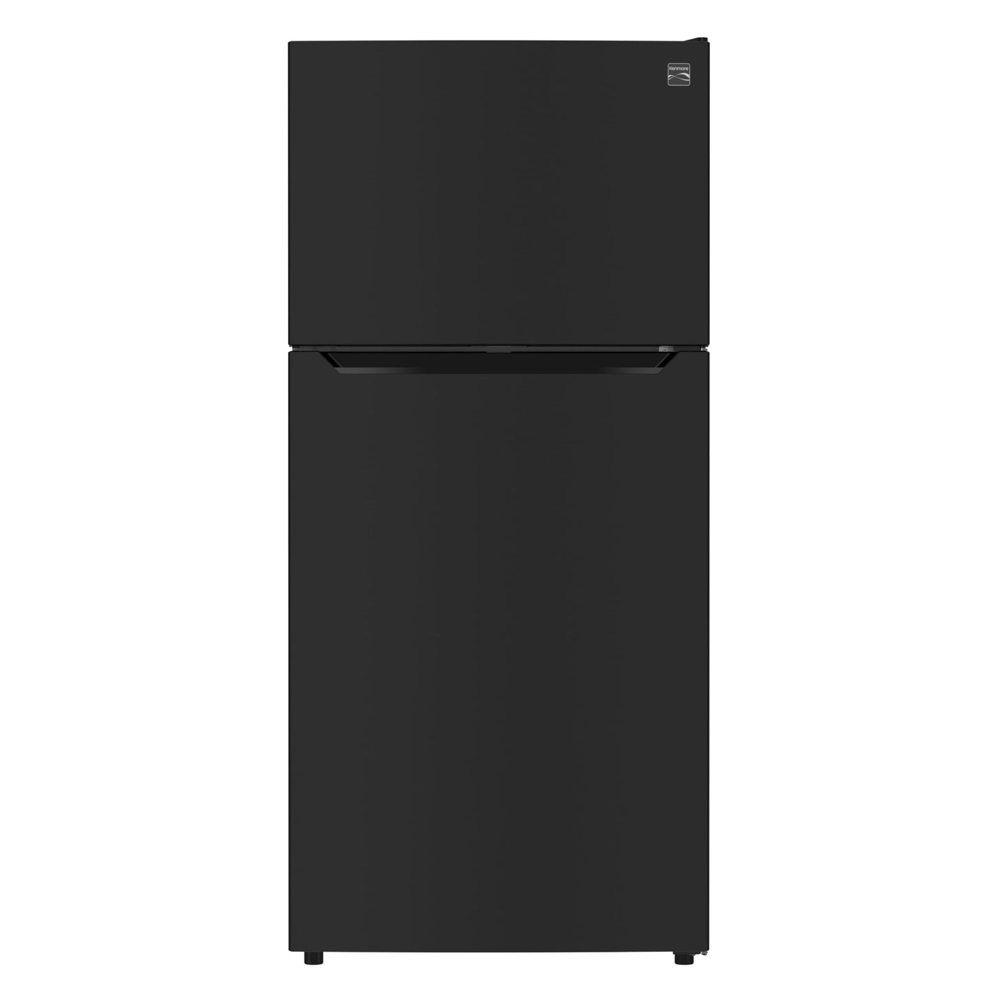 Kenmore 30" Top Mount Refrigerator with Freezer - Adjustable Shelving, Humidity-Controlled Crispers, LED Lighting, ENERGY STAR Certified, Garage Ready, 20.2 cu. ft. Capacity - Black