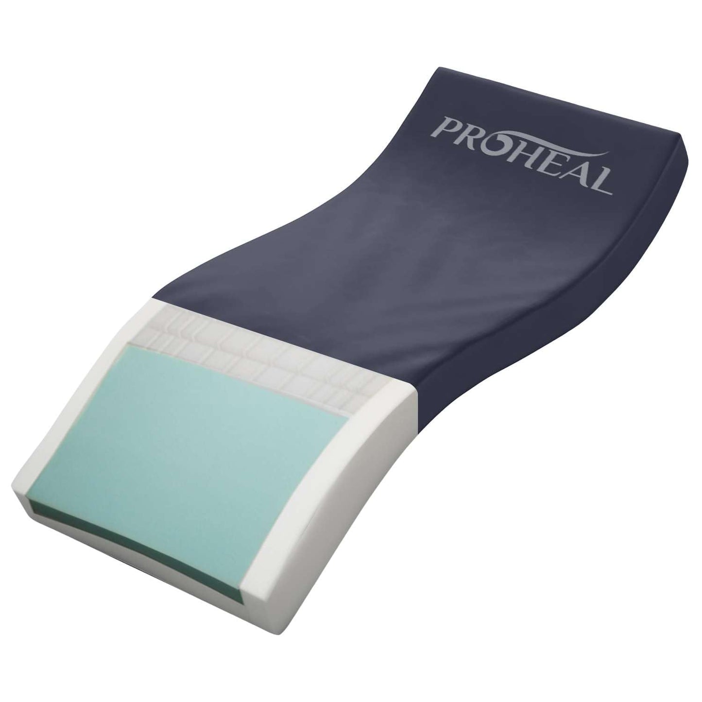 ProHeal Hospital Bed Mattress 36x80x6 Memory Foam, 1000 lb Capacity - Waterproof Cover, Pressure Relief Medical Mattress for Bedsore Prevention - Sloped Heel, Home & Clinical Use