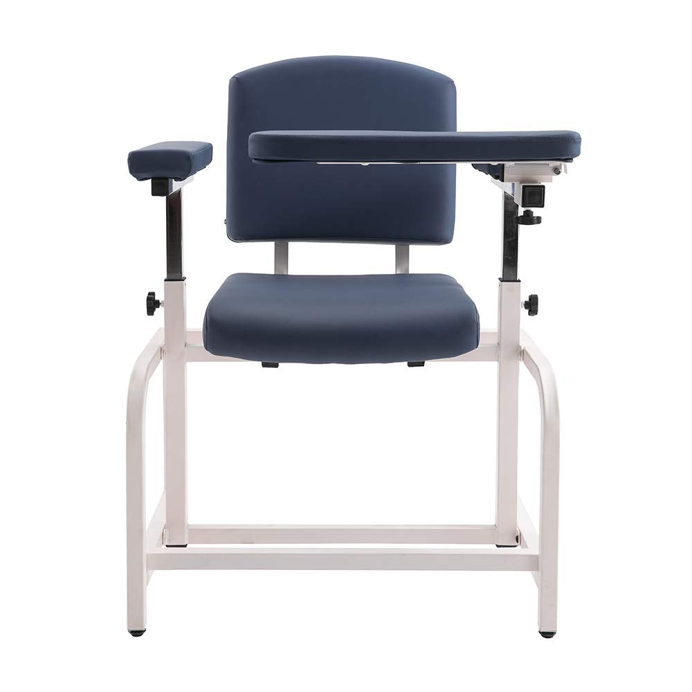 medycare Comfortable Lab Draw Chair for Lab Spa and Treatment Room… (Blue, Normal)