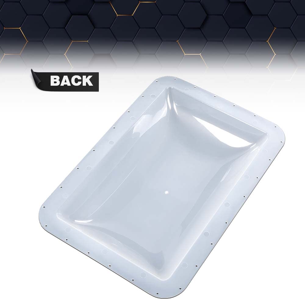 PIT66 Skylight Cover Semi-Transparent Plastic 17.5in X 26.75in Transparent