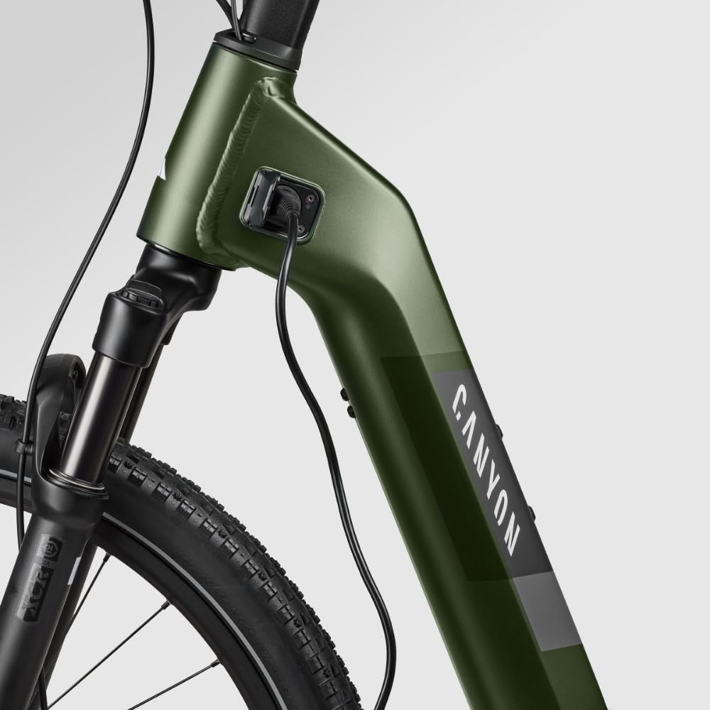 Canyon Pathlite:ON 5 SUV step-through, Tundra Green, Large
