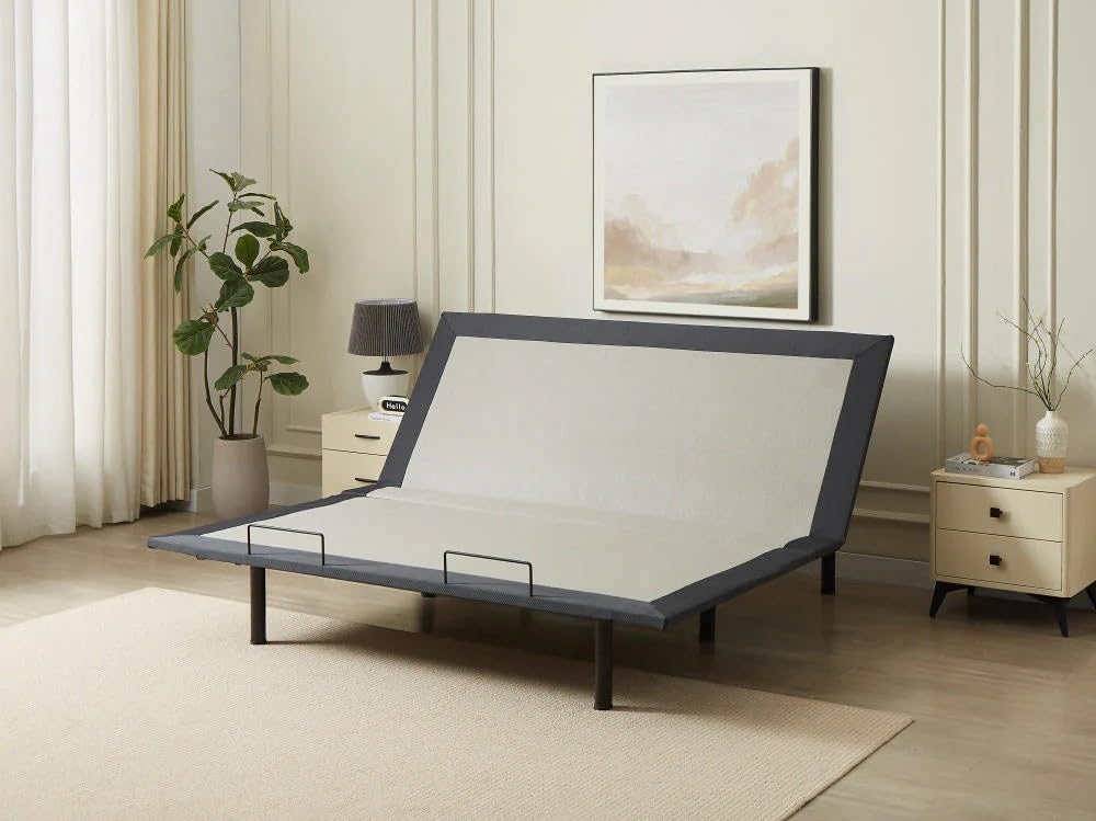 Smart Flex FLEXBED USA SF400 Adjustable Bed Frame, 1000 lb Capacity, Metal Frame, Wireless Remote, USB Charging, Multiple Sizes (King (U.S. Standard))