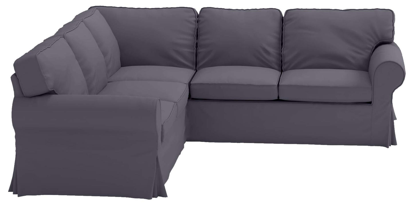 The Thick Cotton Ektorp 2 2 Sofa Cover Replacement is Custom Made for IKEA Ektorp Corner Or Sectional Sofa Slipcover
