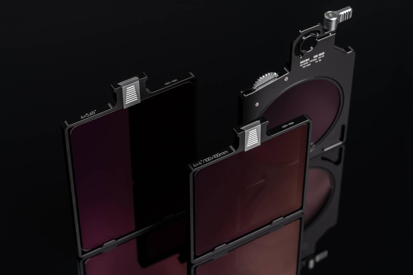 NiSi, Cinema C5 Matte Box Cinema Kit - 95mm Clamp-On, 4x4 & 4x5.65 Filter Slots - Rotating CPL, 1-5 Stop VND, 4-Stop ND, 1/8 Black Mist - Includes (67/72/77/82mm) Adapters, Filter Trays & Travel Pouch