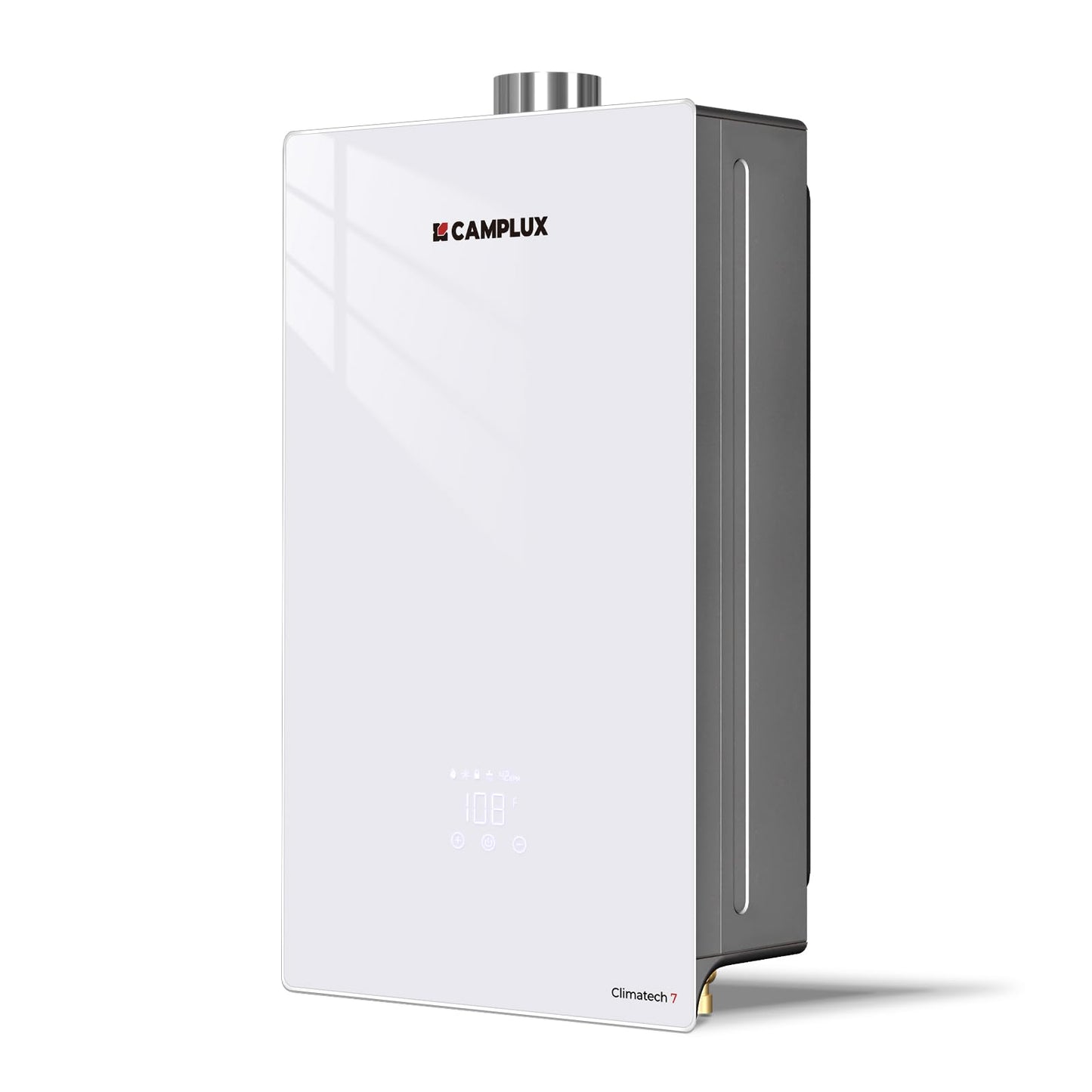 CAMPLUX Climatech 7 102000 BTU(Real Data No Exaggeration) Tankless Water Heater Propane 4.22 GPM(Up to 5 GPM), CSA Certified On Demand Instant Tankless Hot Propane Water Heater Indoor, 2-4 Outlets