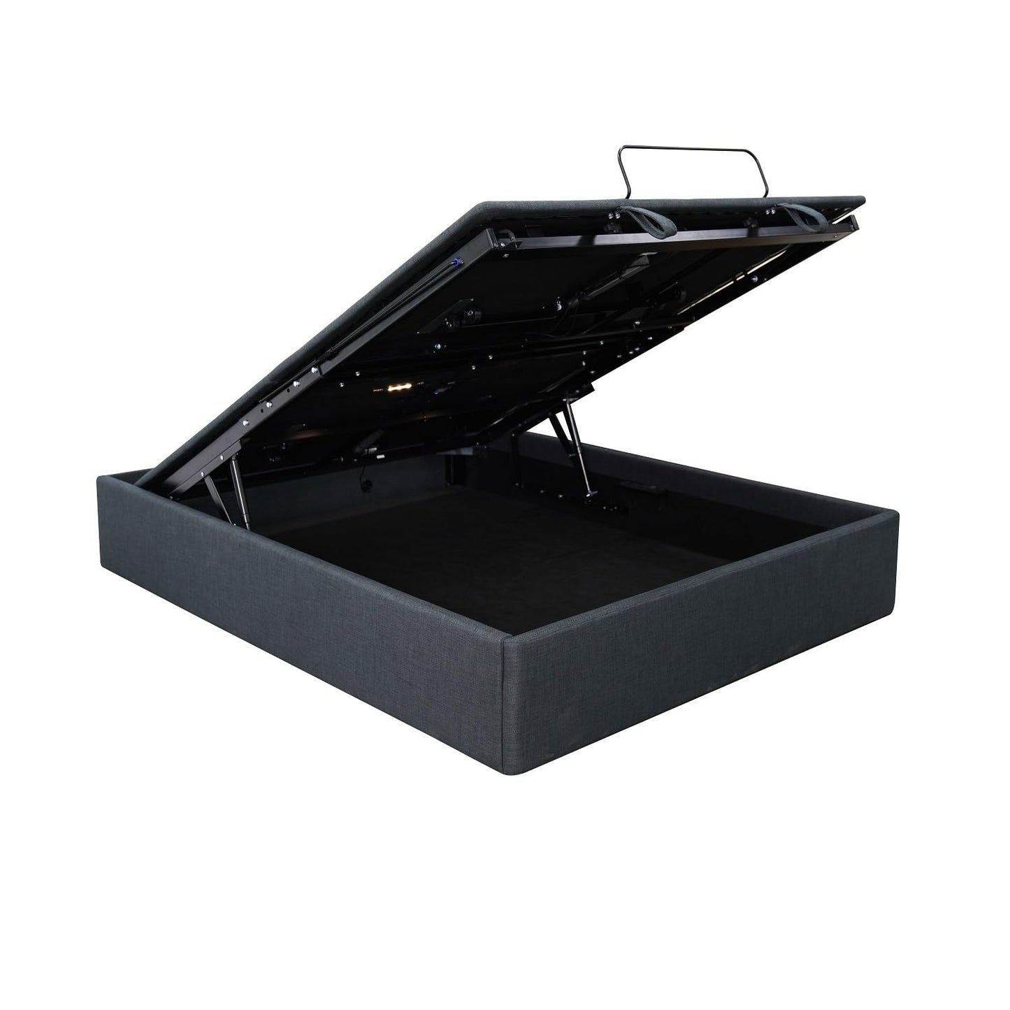Ergomotion Stow Adjustable Bed Base with Storage - Head & Foot Articulation, Zero Gravity, USB Ports - Available in Full, Queen, King (King)
