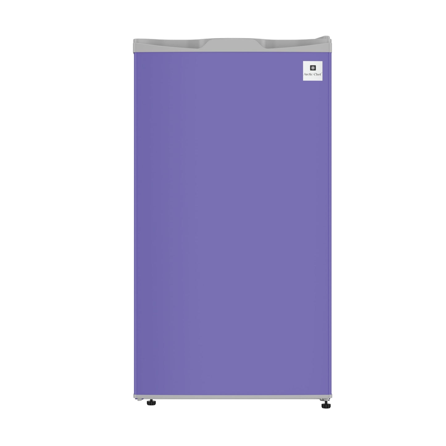 ARCTIC CHEF Mini Refrigerator-Freezer Compartment-Adjustable Thermostat Control-Reversible Doors-Ideal for Dorm, Office, RV, Garage, Apartment-PURPLE, 3.2 CU.FT