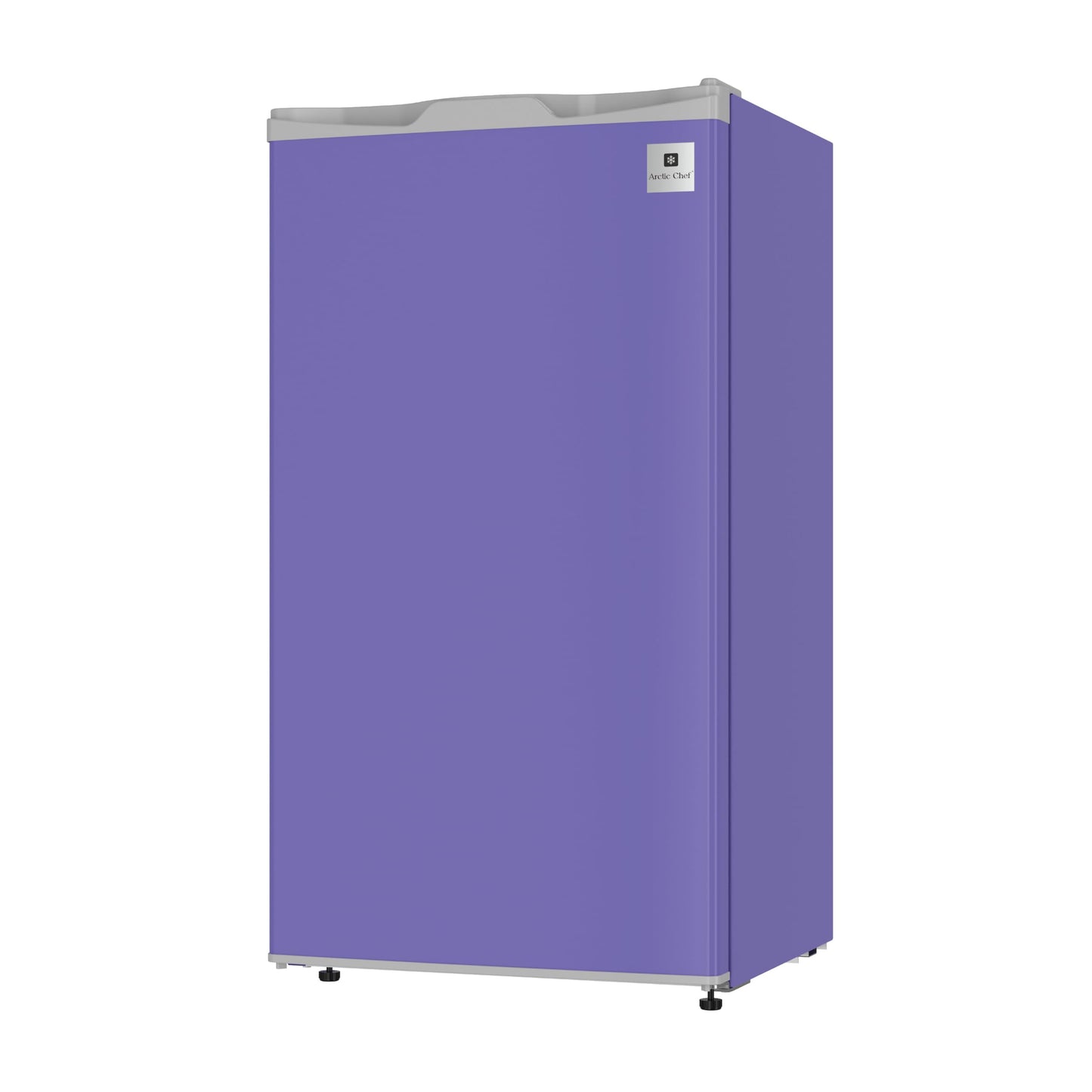 ARCTIC CHEF Mini Refrigerator-Freezer Compartment-Adjustable Thermostat Control-Reversible Doors-Ideal for Dorm, Office, RV, Garage, Apartment-PURPLE, 3.2 CU.FT