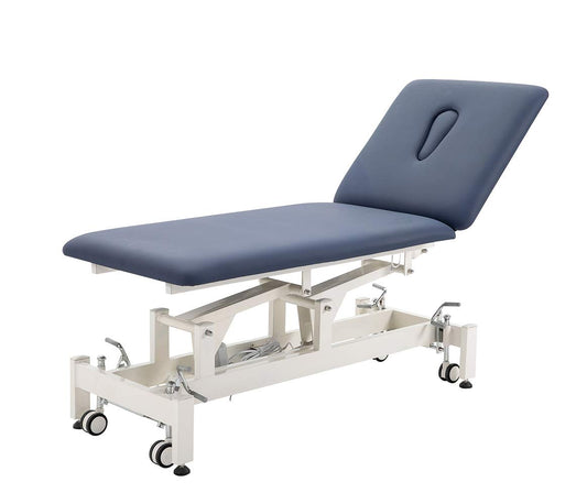 homeLyD Physical Therapy Table Hi-Lo Adjustable 2 Section PT Treatment Table,Ultra Comfortable Foot Control Facial Salon SPA Bed for Massage and Acupuncture (Blue)